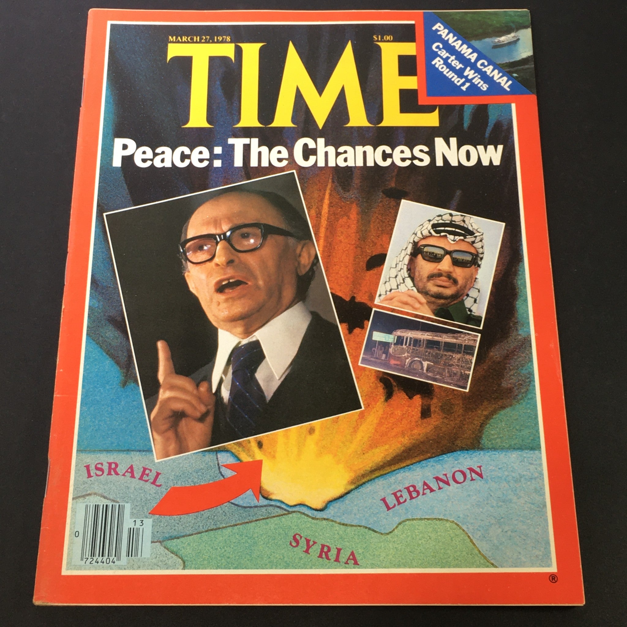 VTG Time Magazine March 27 1978 - Yasser Arafat / Panama Canal / Newsstand