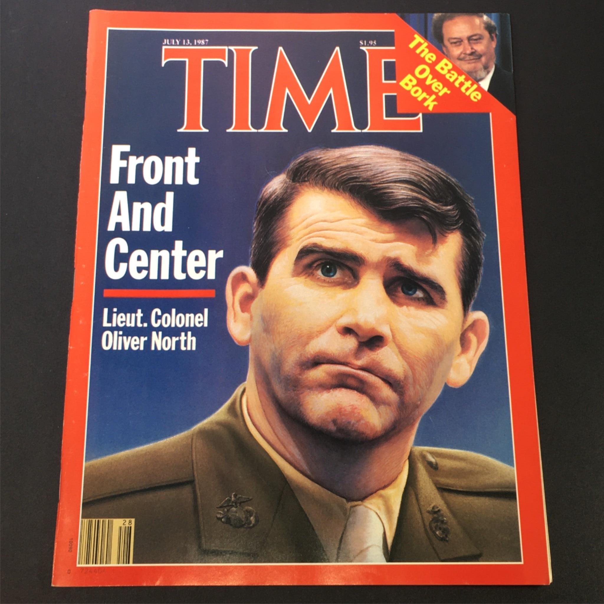 VTG Time Magazine July 13 1987 - Lieutenant Colonel Oliver North / Newsstand