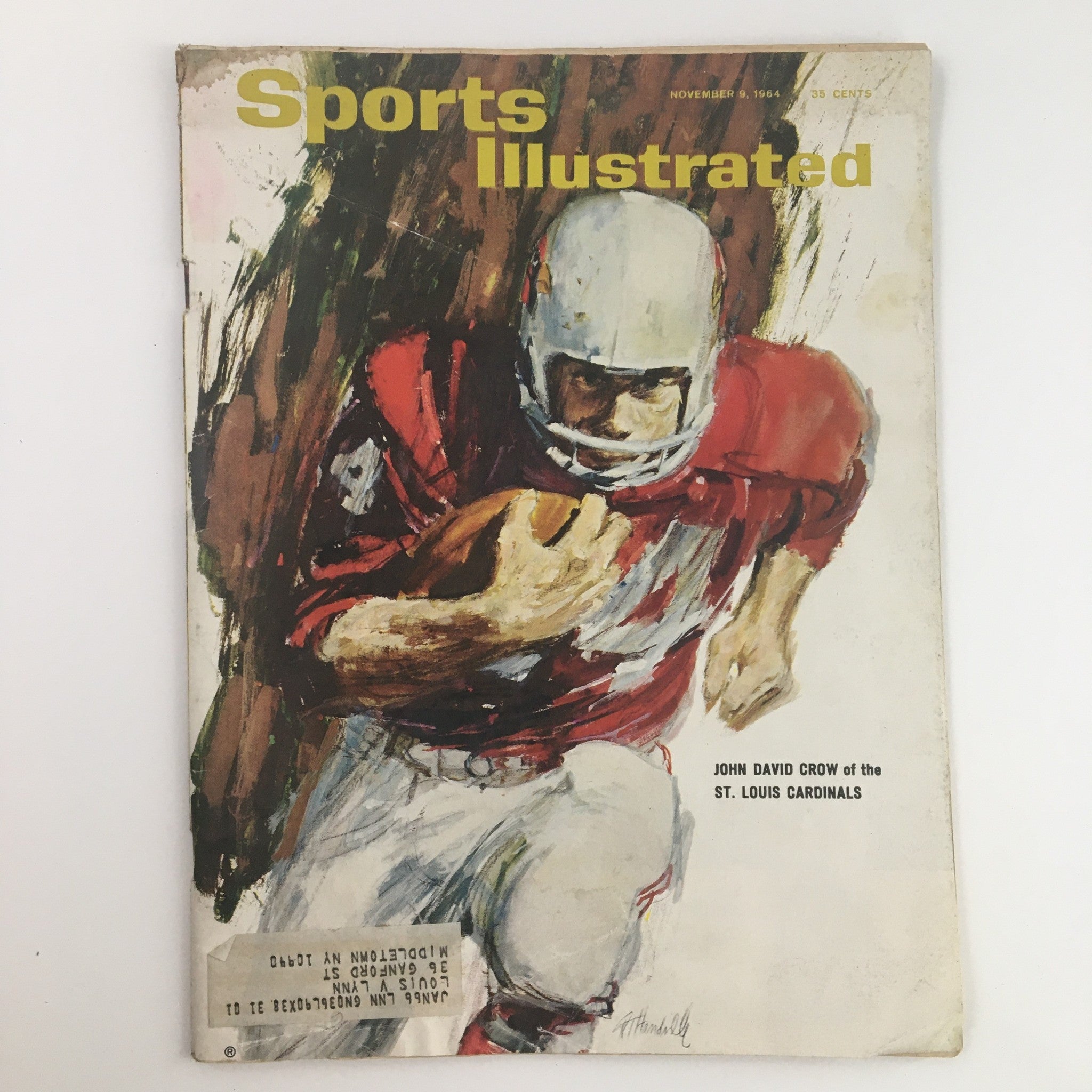 Sports Illustrated Magazine November 9 1964 St. Louis Cardinals' John David Crow