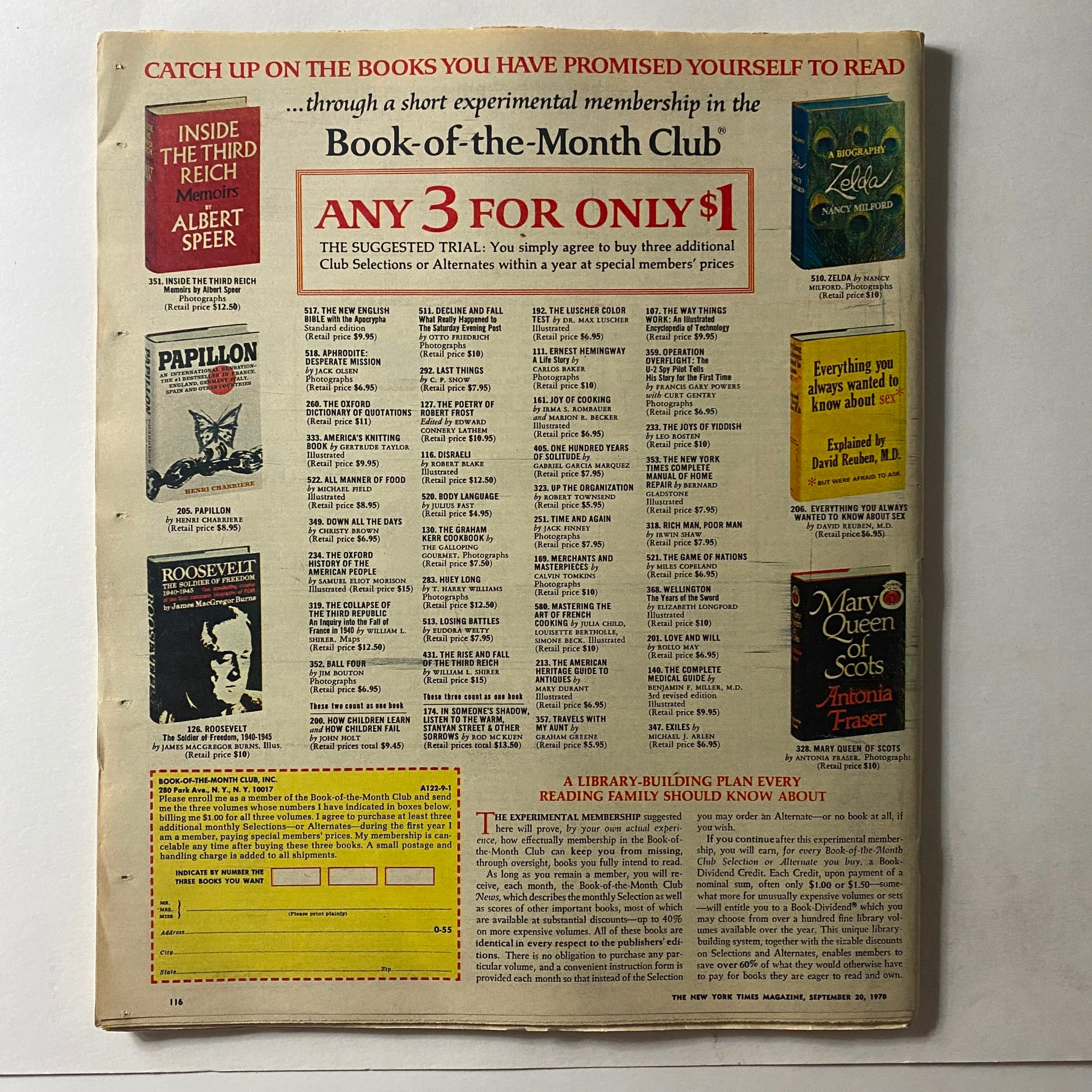 The New York Times Magazine September 20 1970 Equal-Rights Amendments No Label