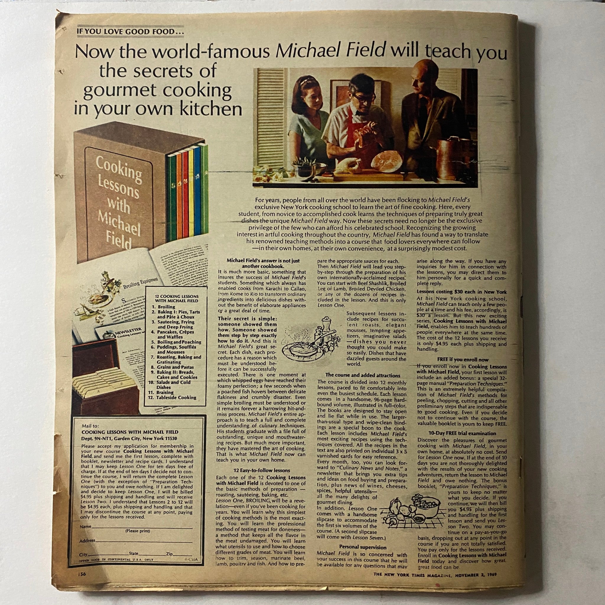 The New York Times Magazine November 2 1969 Pat Moynihan No Label VG