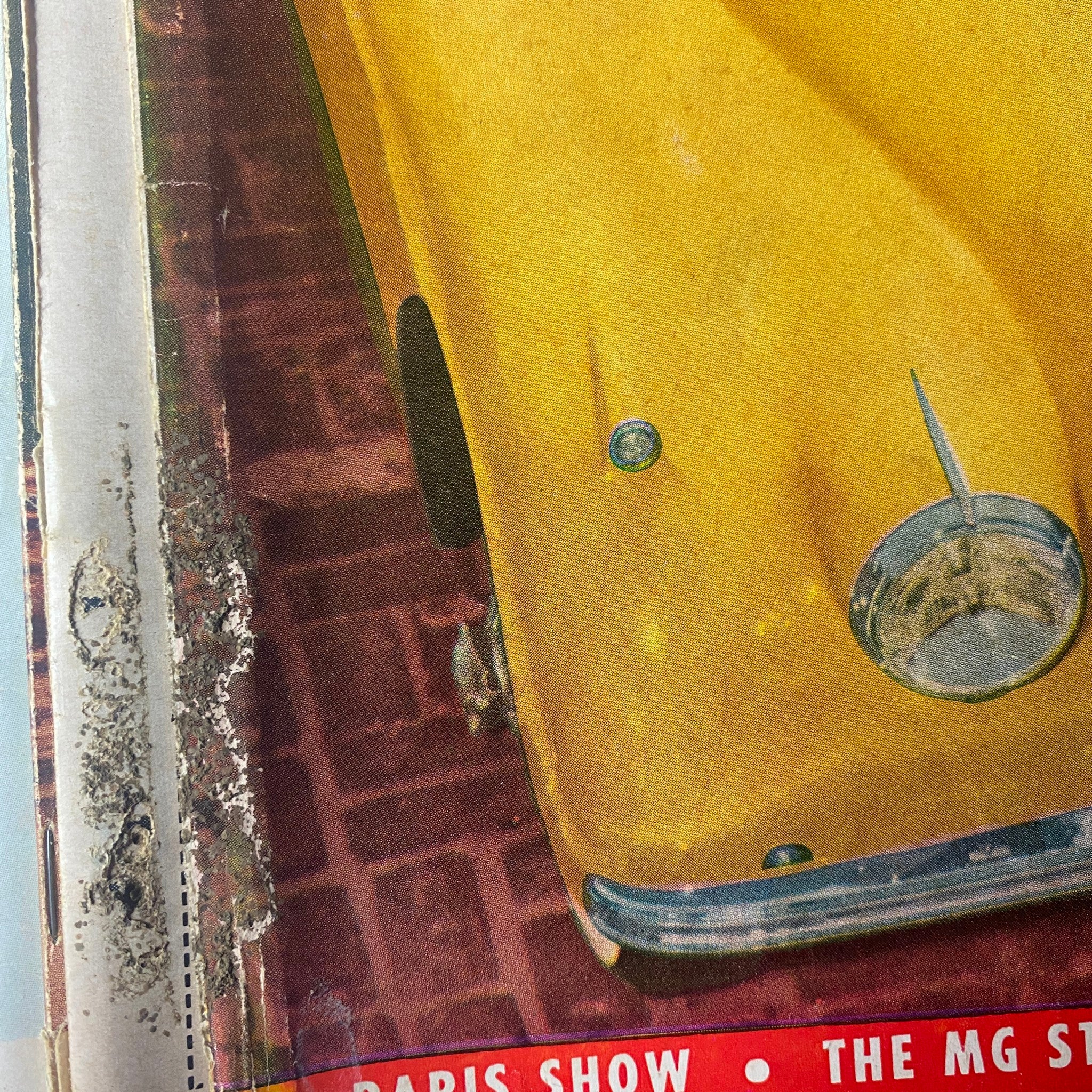 Lot of 12 Road & Track Magazines 1954 Car Auto Racing Full Year January-December, highlighting a close-up of a vintage car from the 1954 issues.