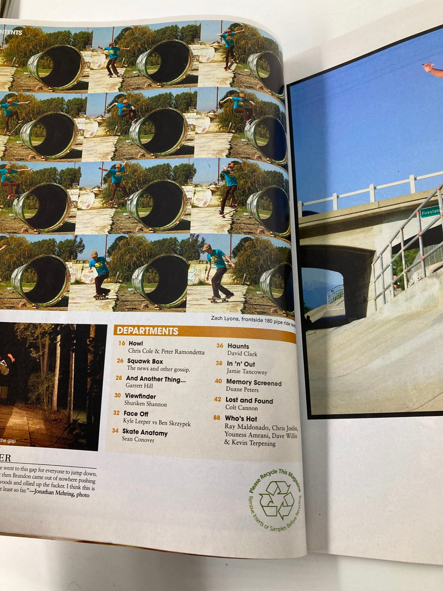 Skateboarder Magazine October 2010 Brandon Westgate Ollie Up The Gap