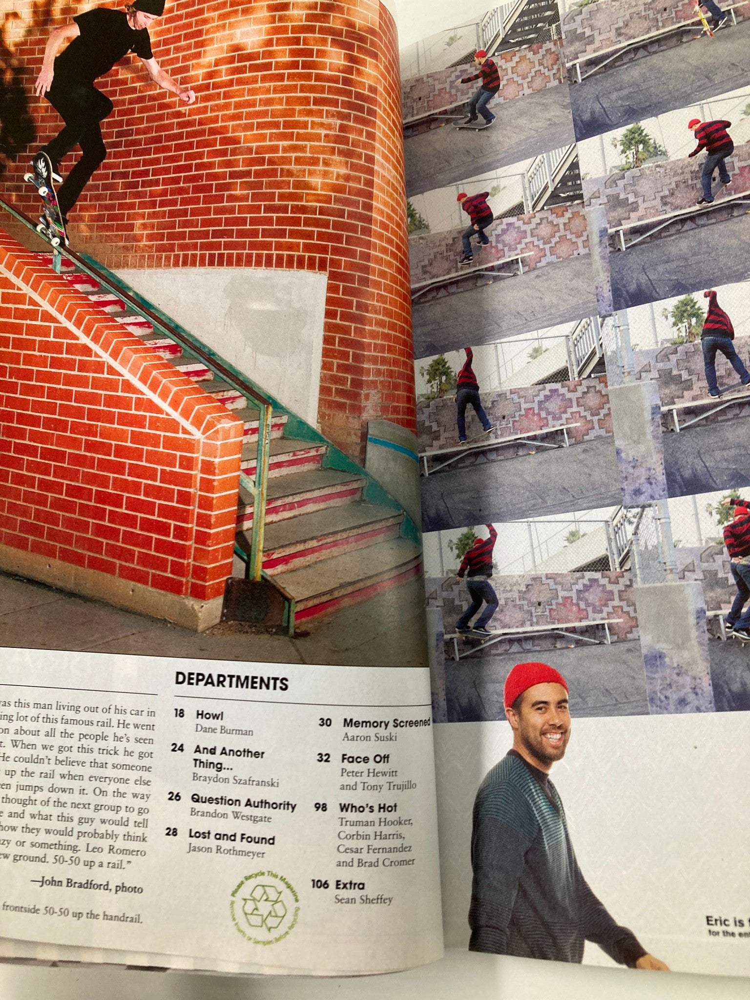 Skateboarder Magazine May 2009 Vol 18 #9 Leo Romero Frontside 50-50 Up The Rail