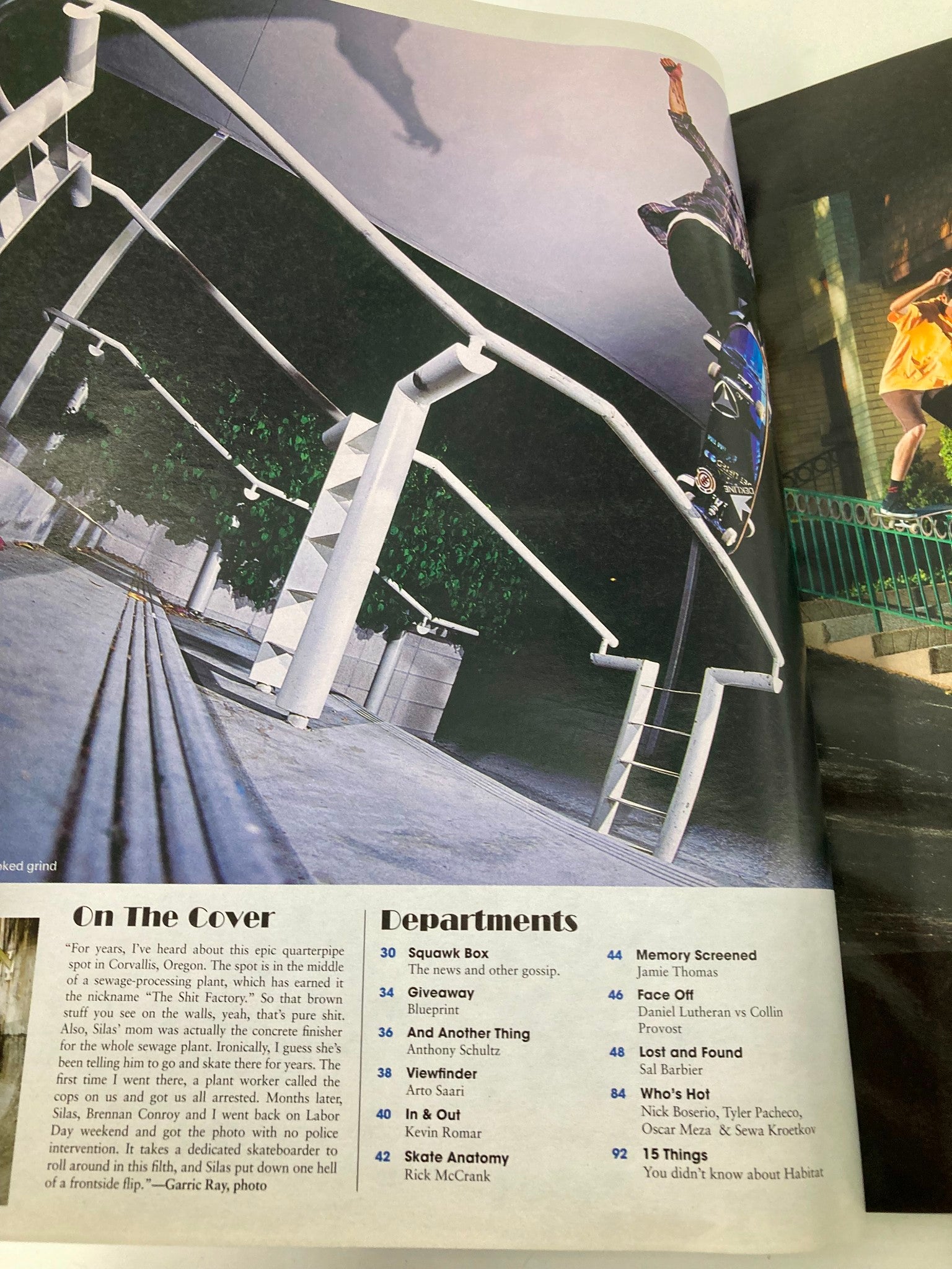 Skateboarder Magazine December 2011 Silas Baxter-Neal Frontside Flip