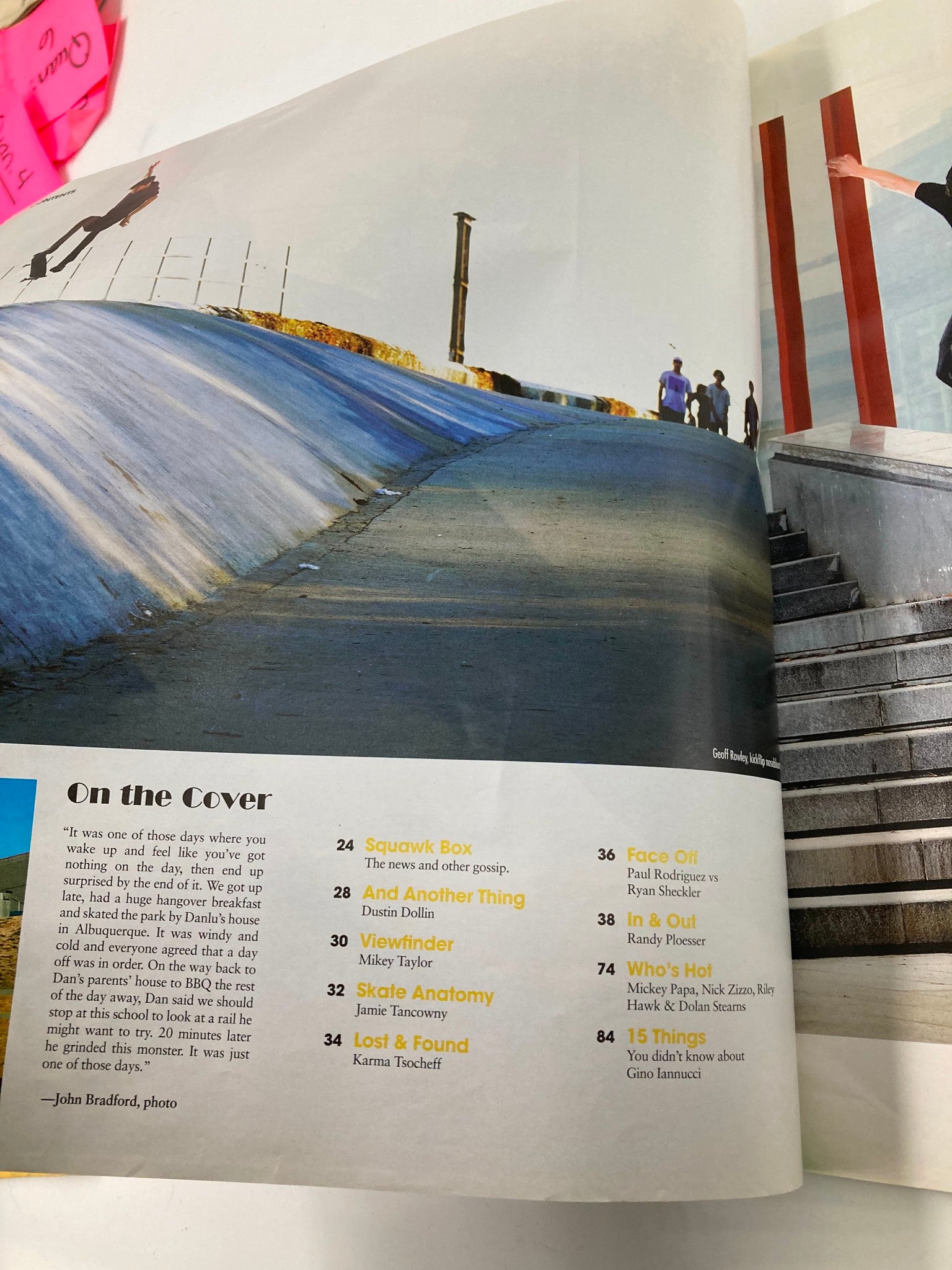 Skateboarder Magazine June July 2012 Daniel Lutheran Frontside 50-50