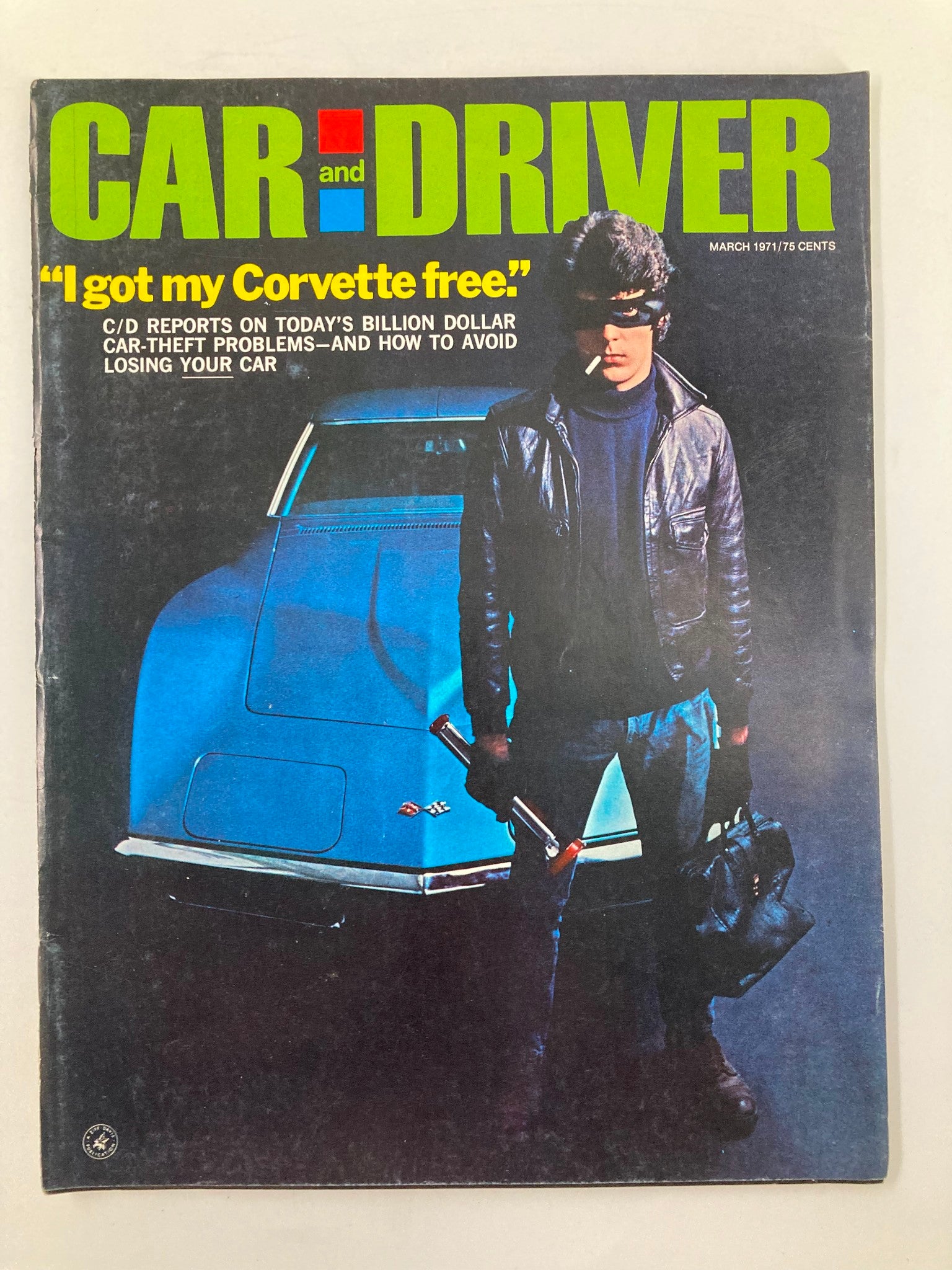 VTG Car and Driver Magazine March 1971 Bob Brown of Can-Am and Formula A Fame