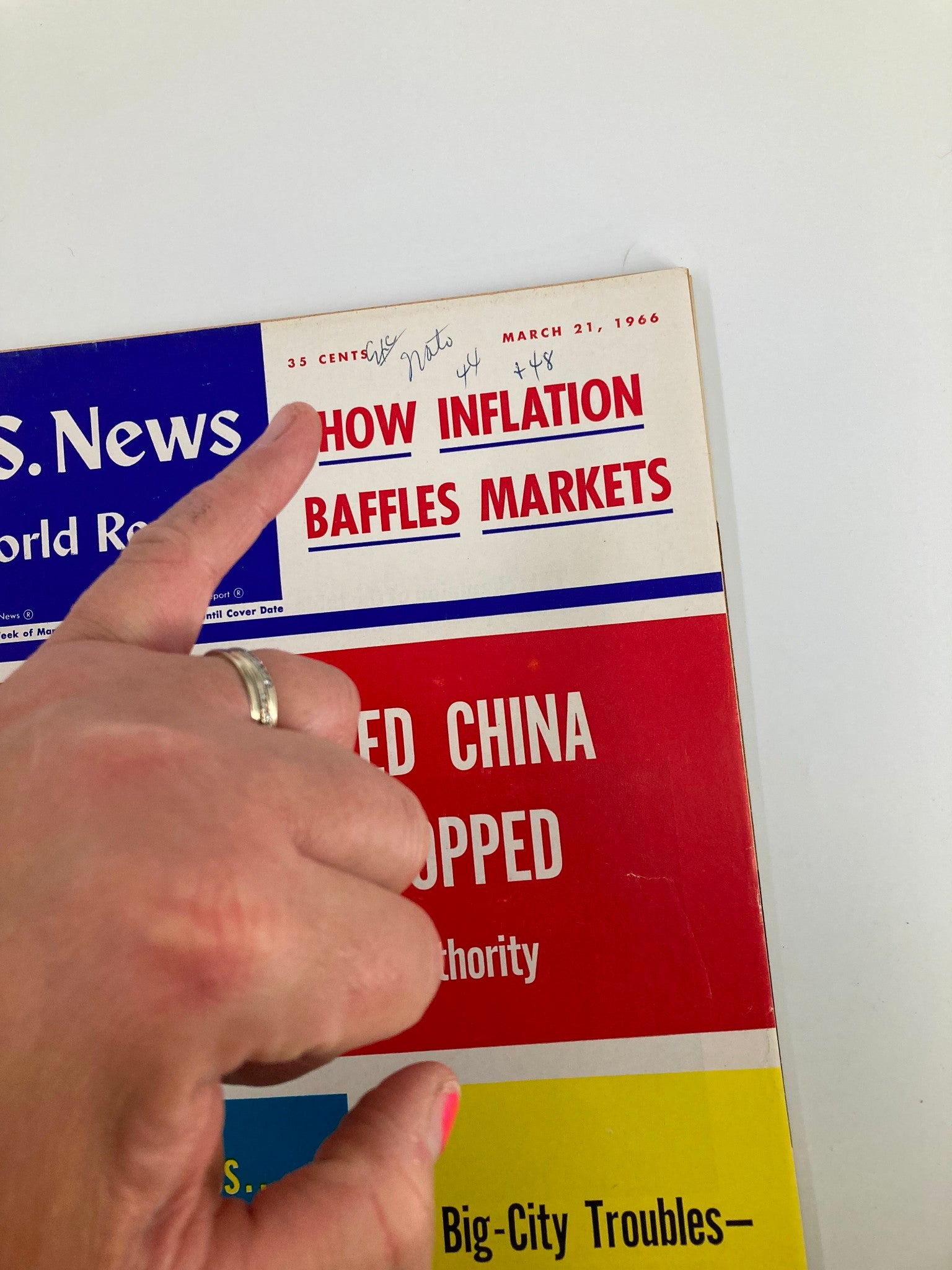 US News & World Report Magazine March 21 1966 How Inflation Baffles Markets