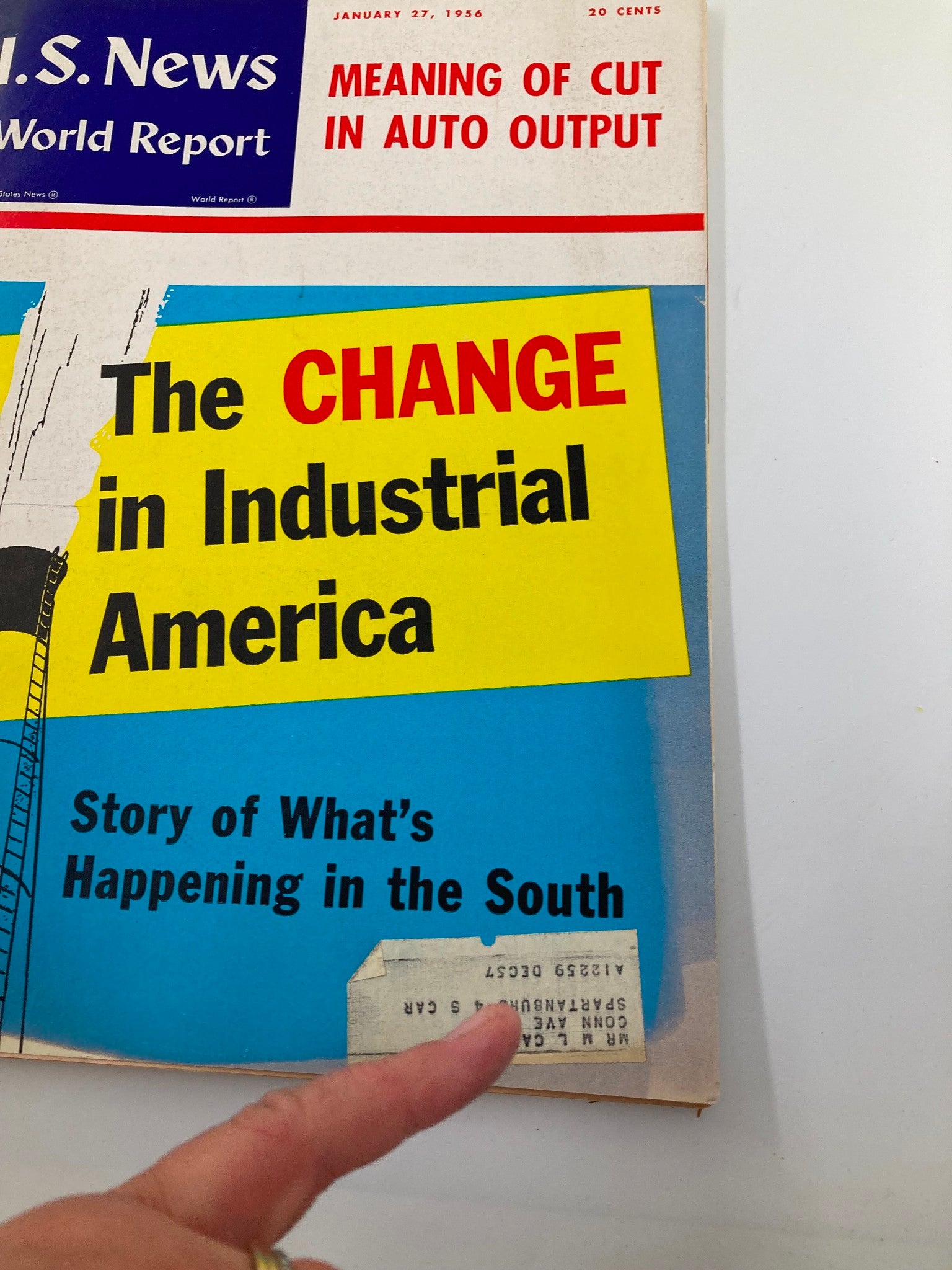 US News & World Report Magazine January 27 1956 The Change in Industrial America