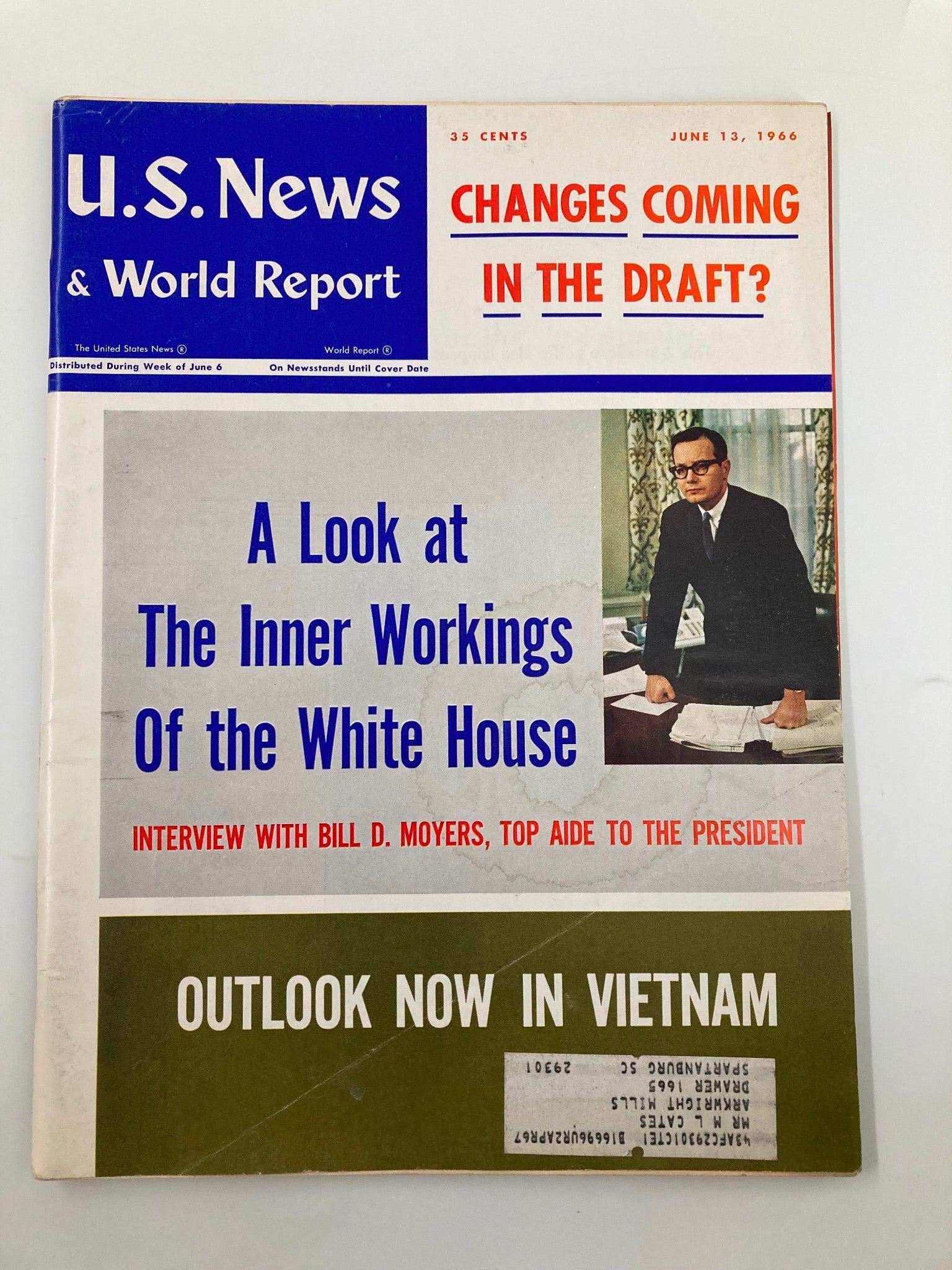 US News & World Report Magazine June 13 1966 Changes Coming In The Draft