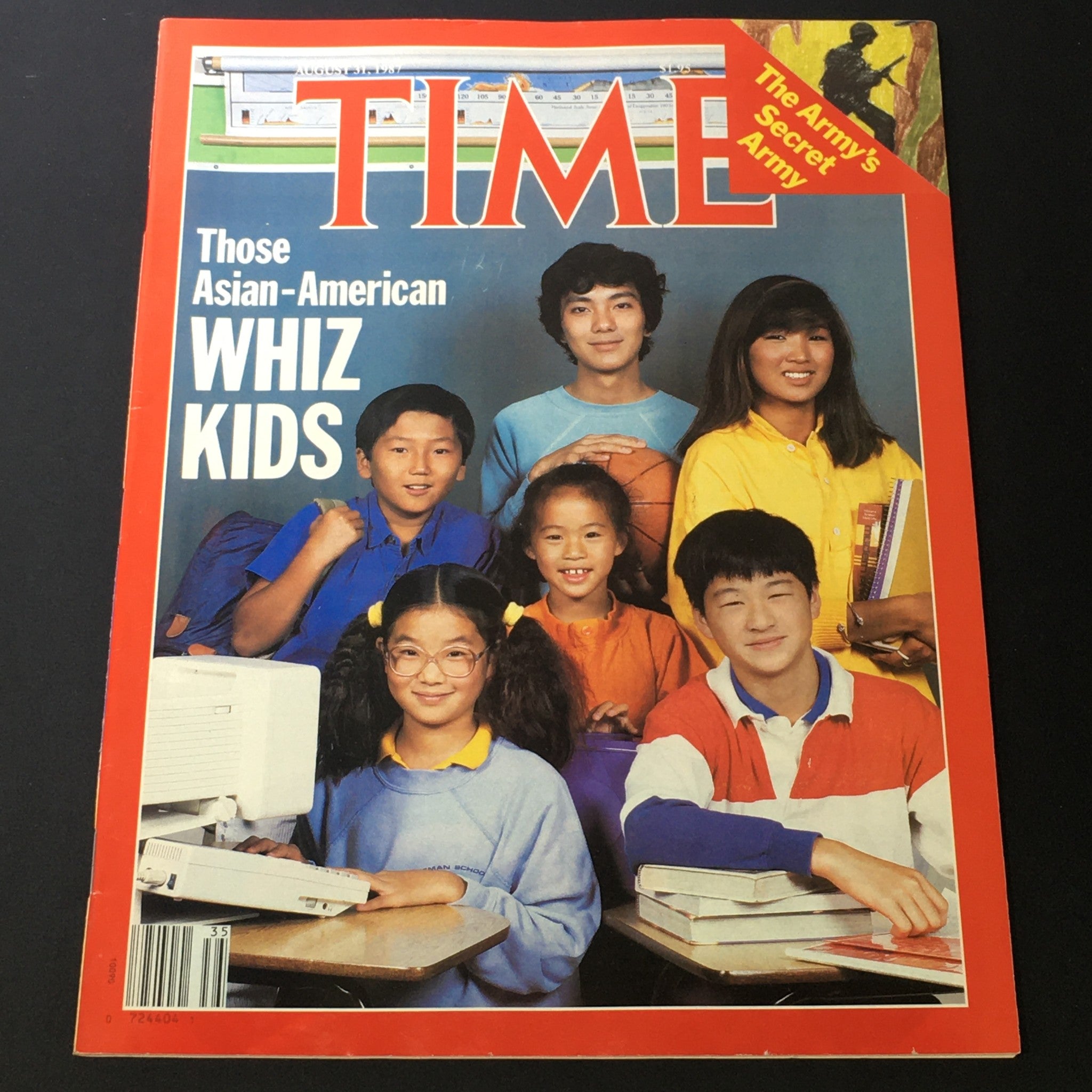 VTG Time Magazine August 31 1987 - Asian-American Whiz Kids / Newsstand