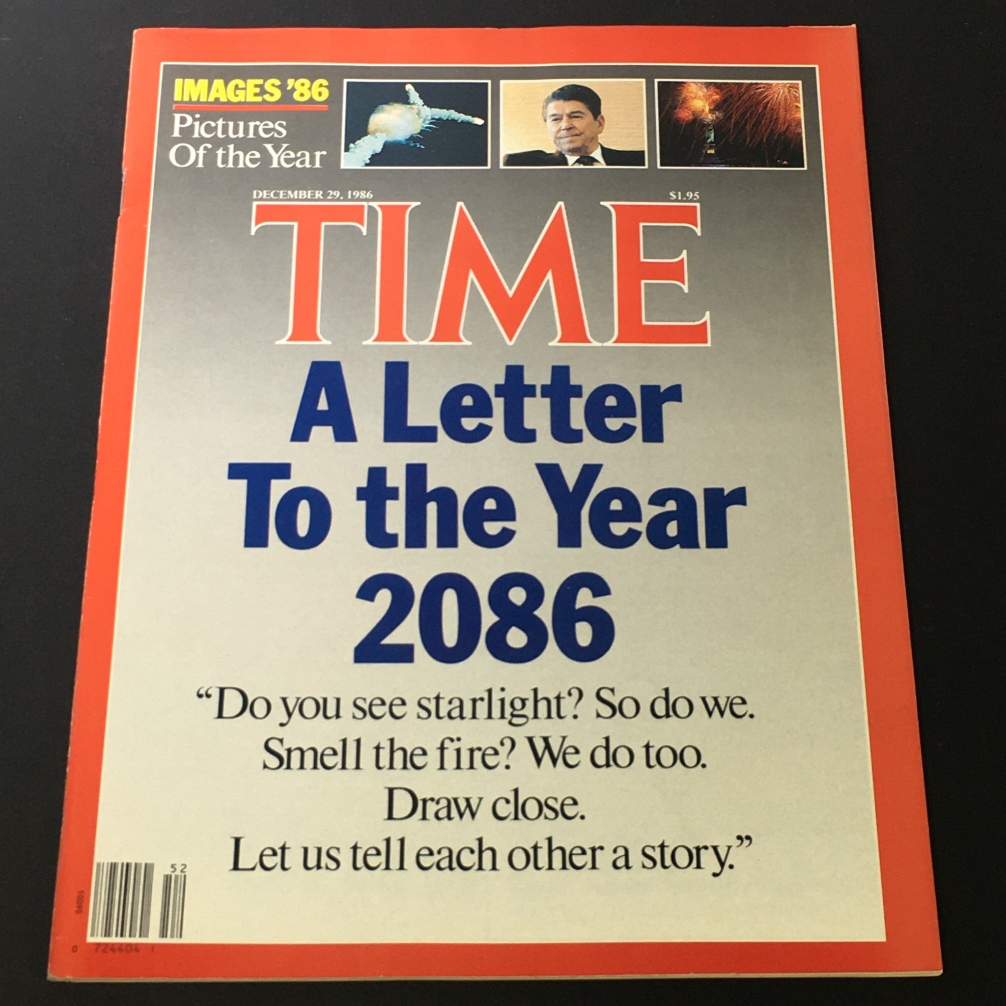 VTG Time Magazine December 29 1986 - A Letter To The Year 2086 / Newsstand