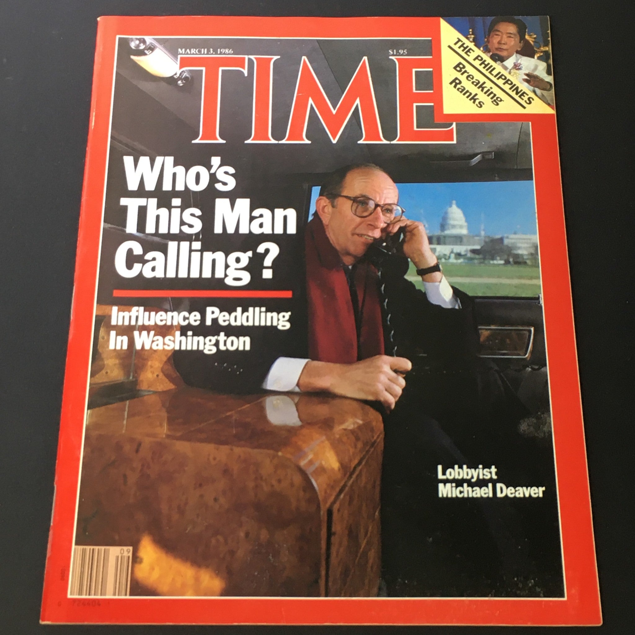 VTG Time Magazine March 3 1986 - Michael Deaver / President Ferdinand E. Marcos