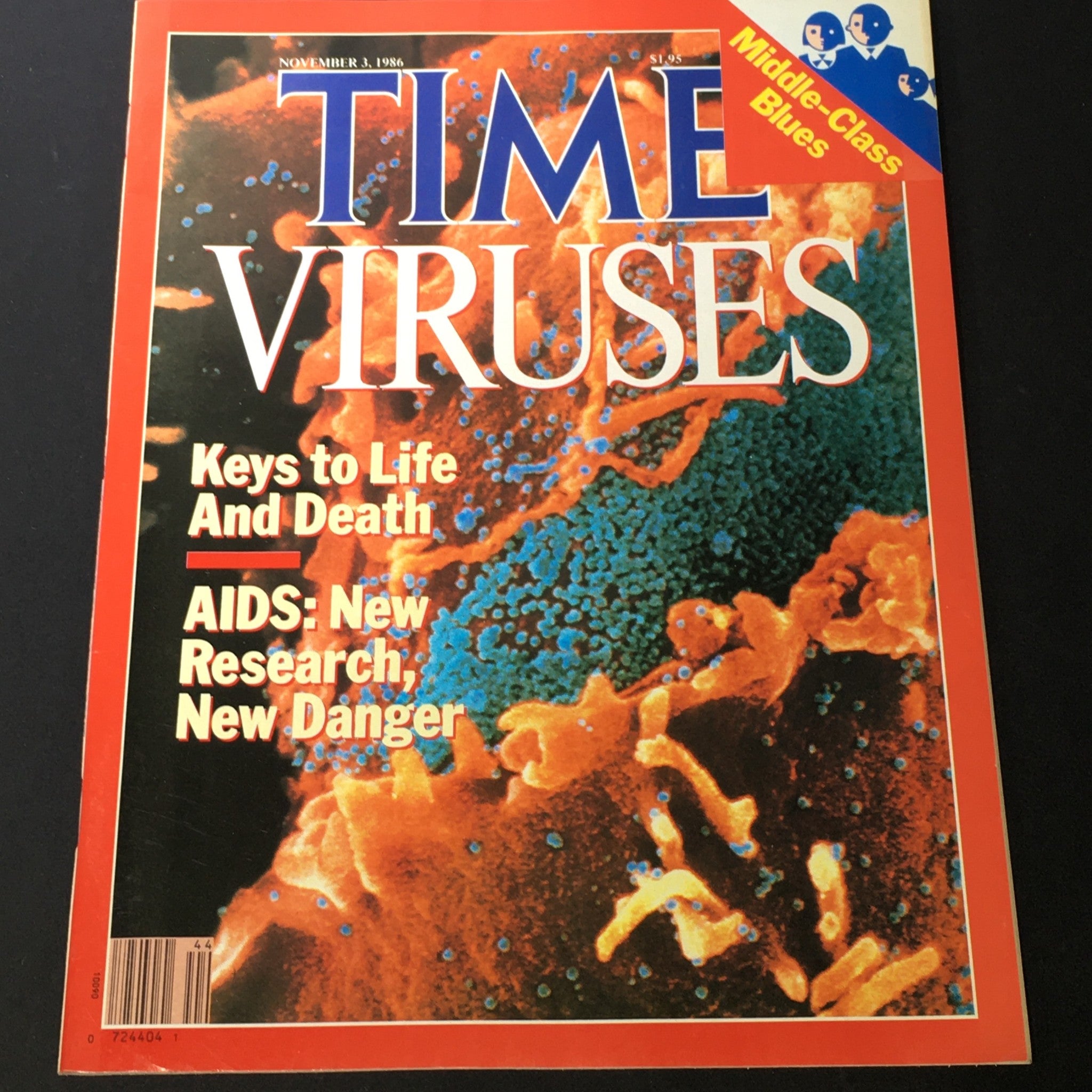 VTG Time Magazine November 3 1986 - Viruses Keys To Life & Death / AIDS