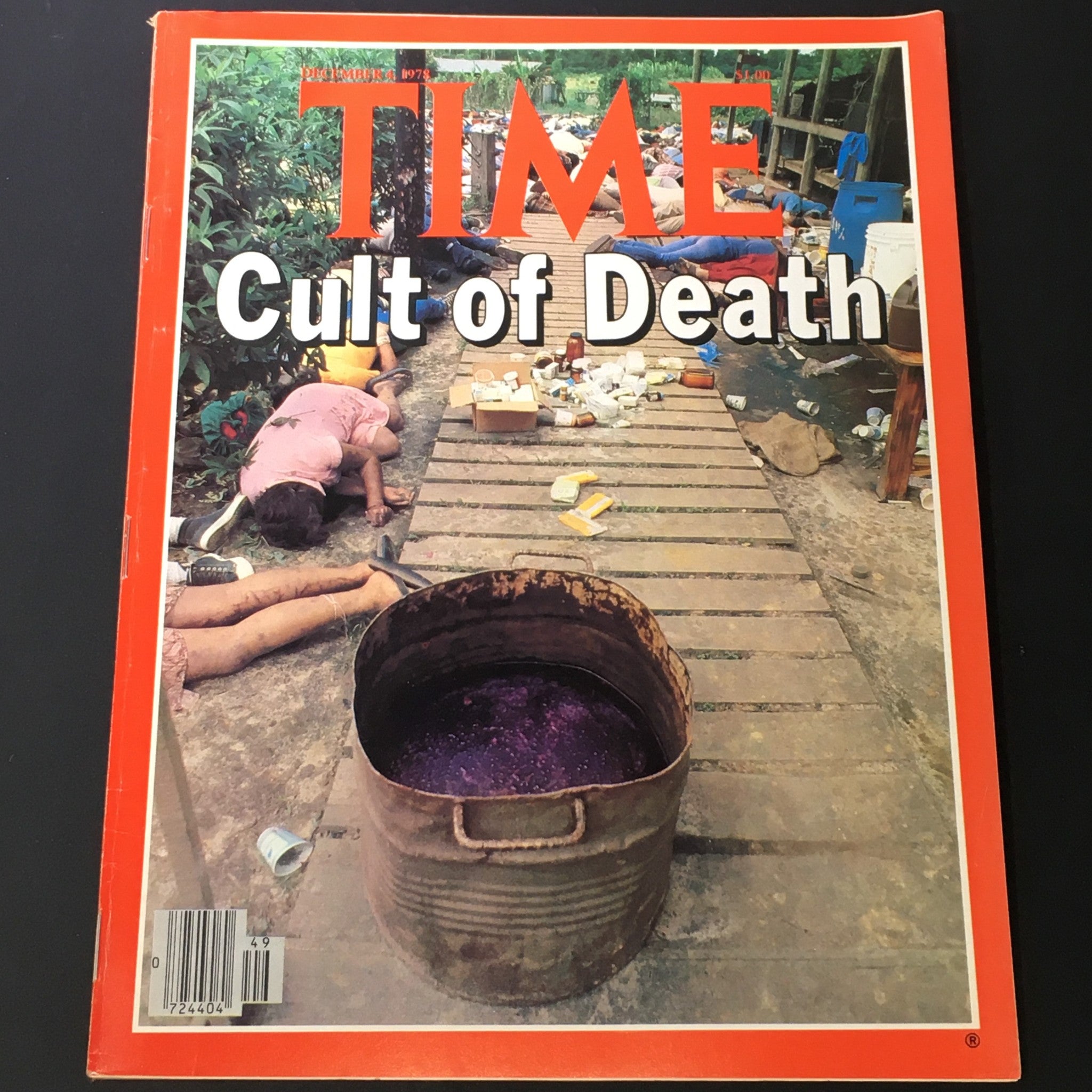 VTG Time Magazine December 4 1978 - Cult of Death / Newsstand