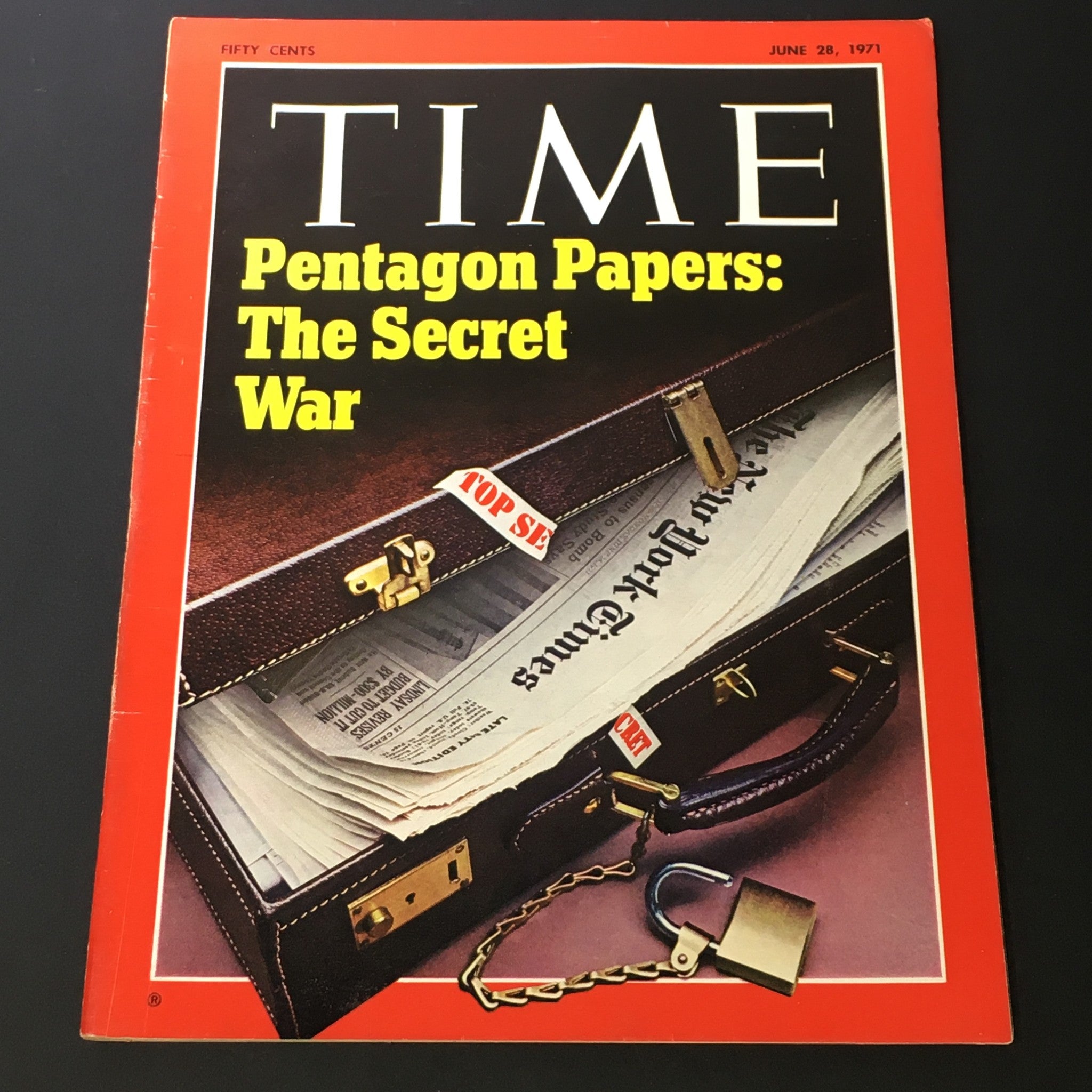 VTG Time Magazine June 28 1971 - Pentagon Papers The Secret War / Newsstand