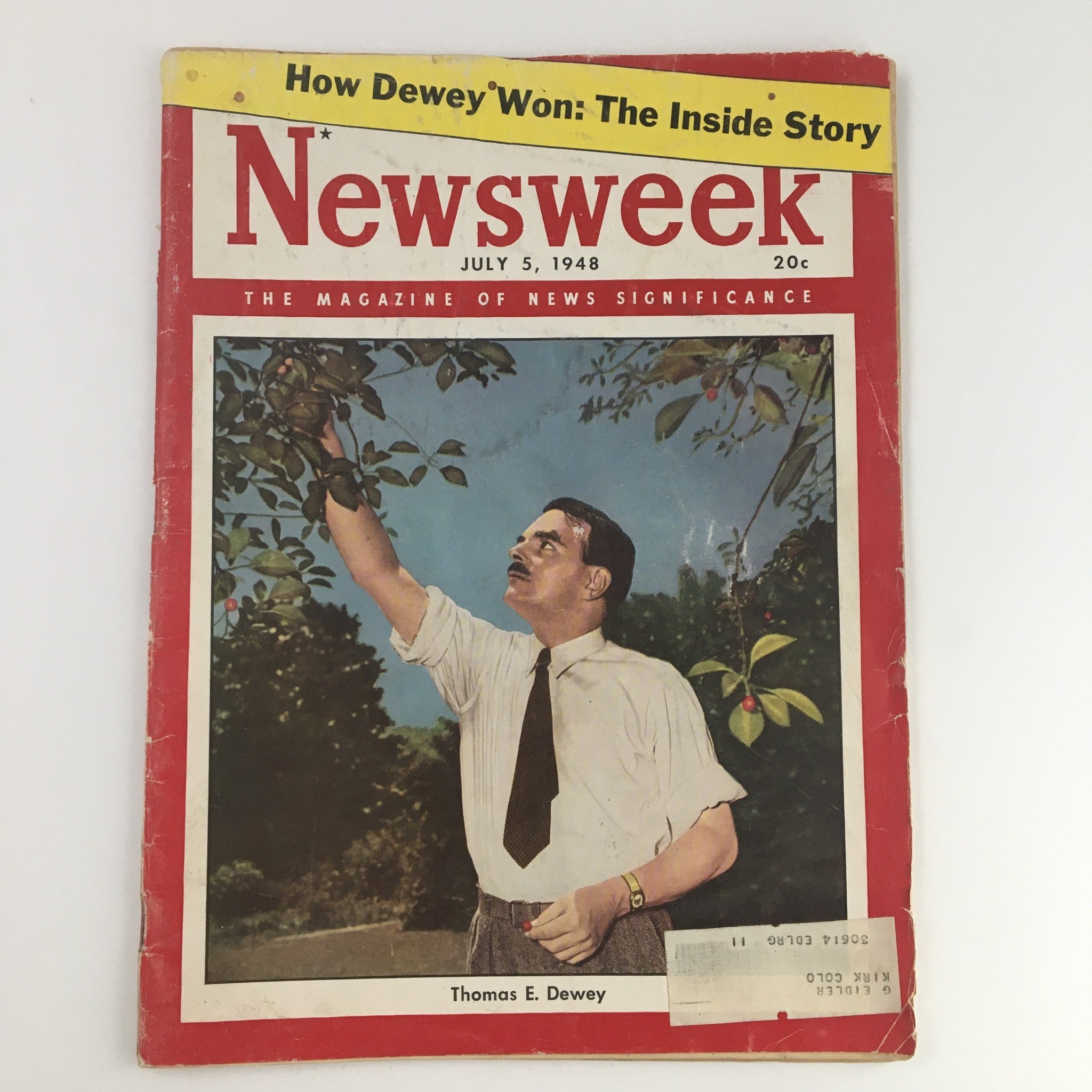 Newsweek Magazine July 5 1948 How Thomas E. Dewey Won, The Inside Story