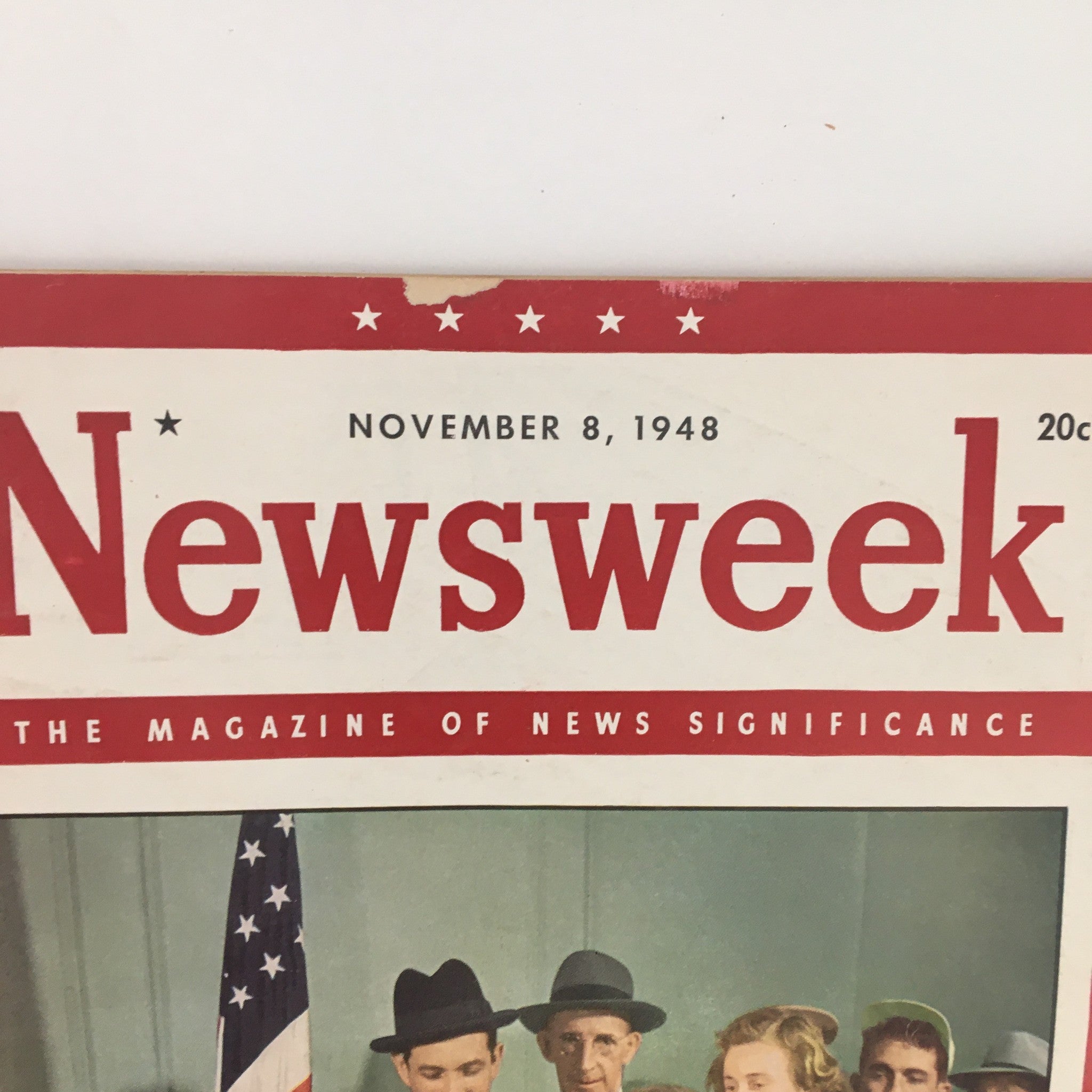 Newsweek Magazine November 8 1948 Red Aggressions and Voting Ballots