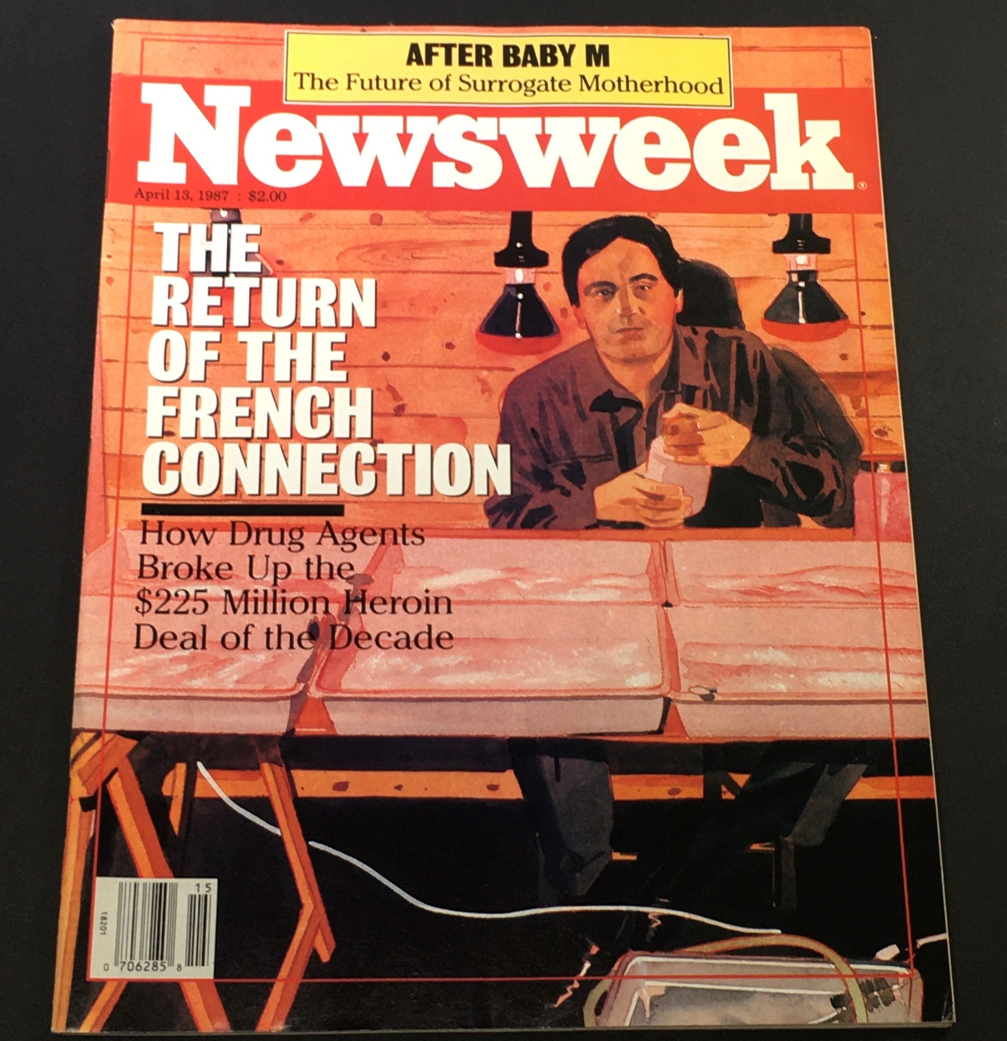 VTG Newsweek Magazine April 13 1987 - The Return of The French Connection