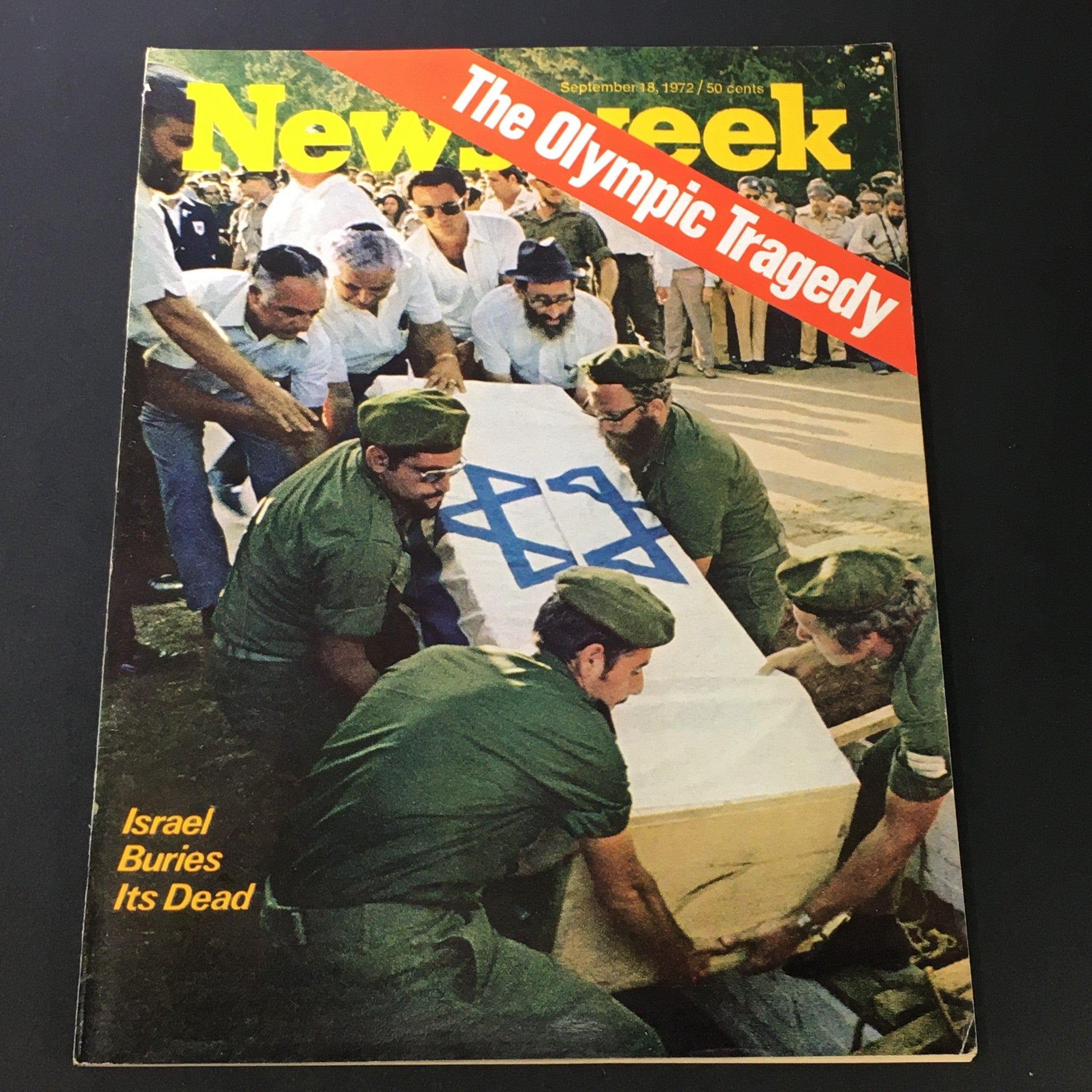 VTG Newsweek Magazine September 18 1972 - Olympic Tragedy / Israel Buries Dead