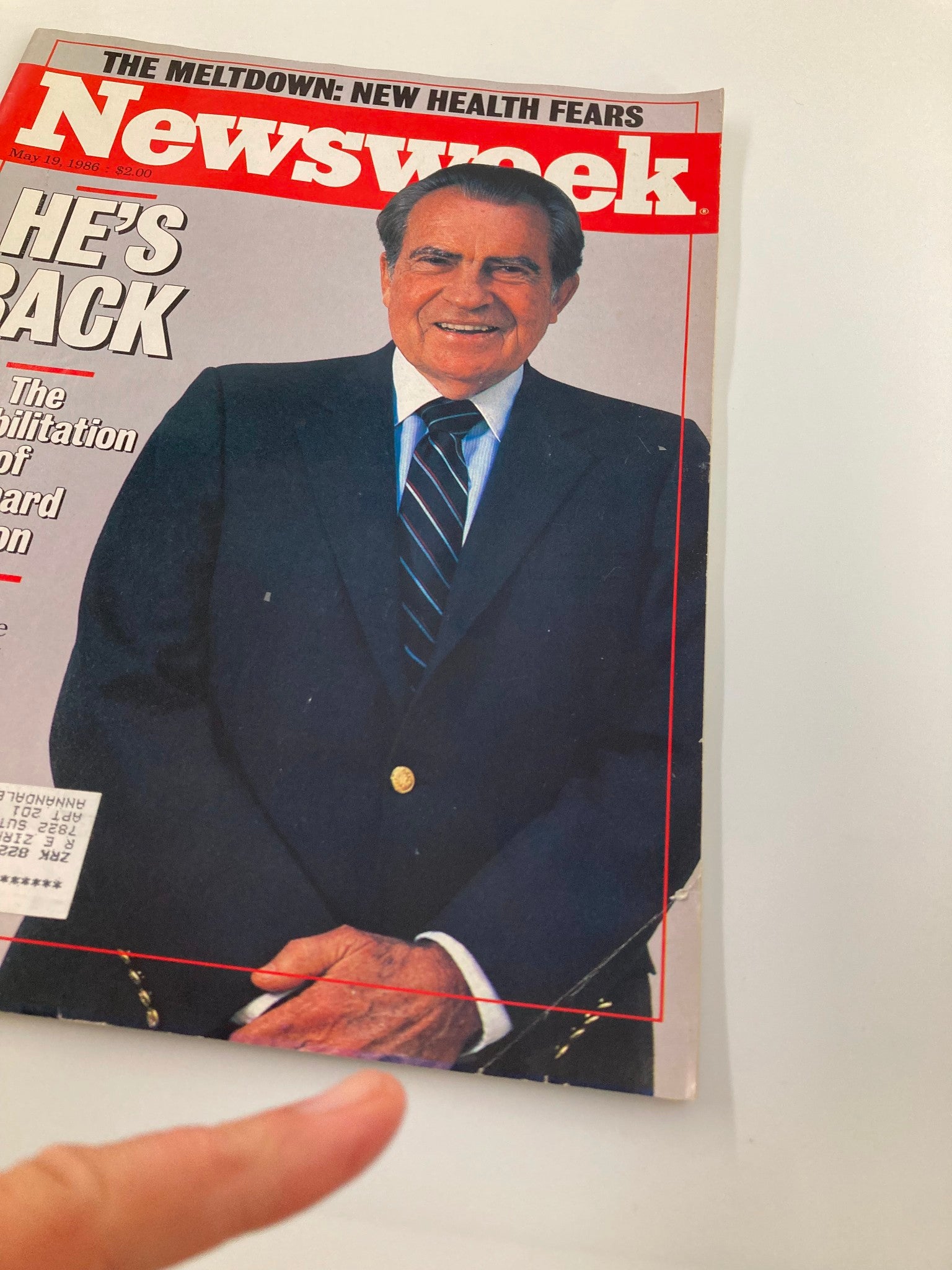 VTG Newsweek Magazine May 19 1986 The Rehabilitation of Richard Nixon