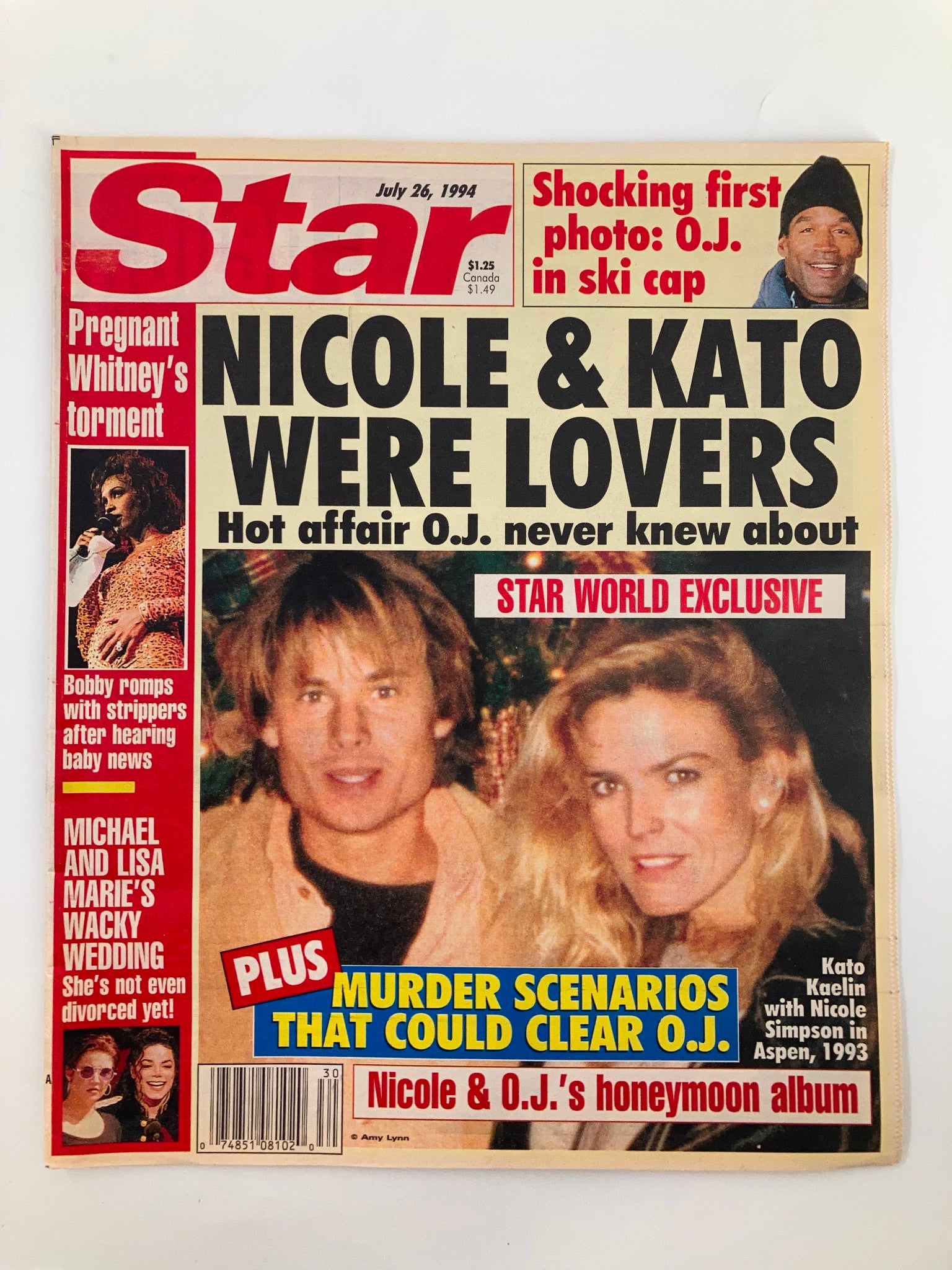 Star Tabloid Magazine July 26 1994 Michael Jackson, Lisa Marie No Label VG