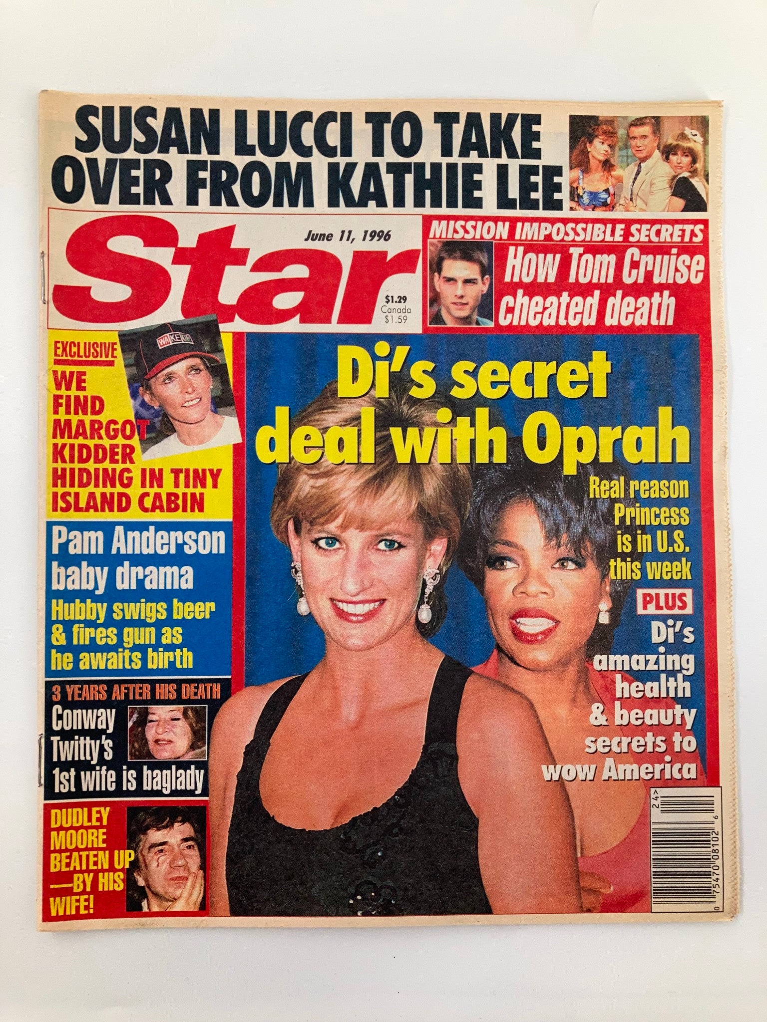 Star Tabloid Magazine June 11 1996 Oprah and Princess Diana No Label VG