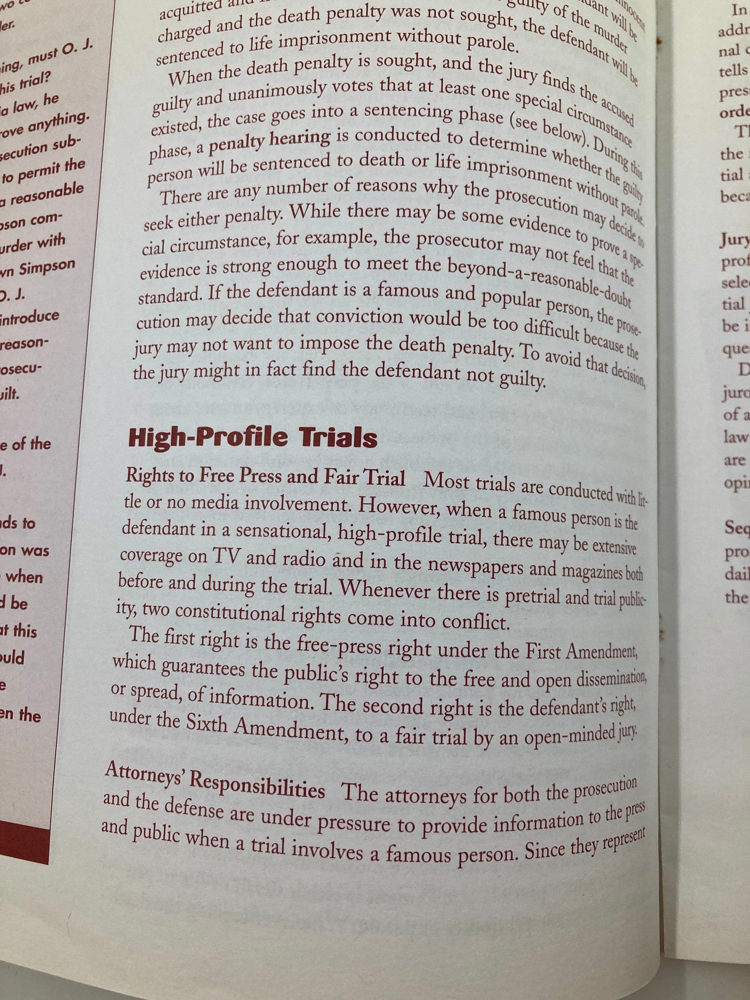 A Teaching Tool 1994 On Trial in California The O.J. Simpson Case by Anita R.