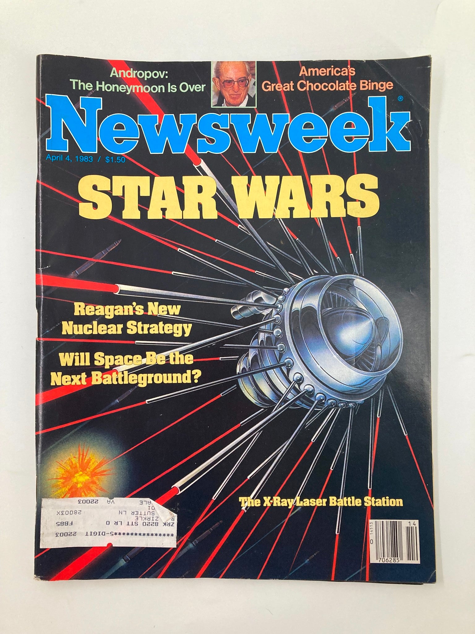 VTG Newsweek Magazine April 4 1983 Ronald Reagan's New Nuclear Strategy