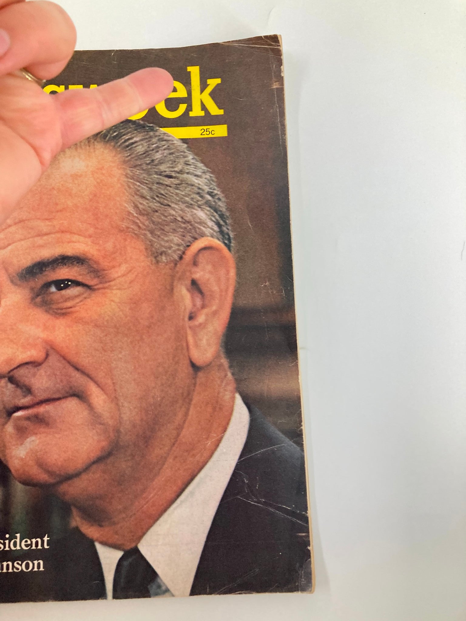 VTG Newsweek Magazine December 9 1963 President Lyndon B. Johnson