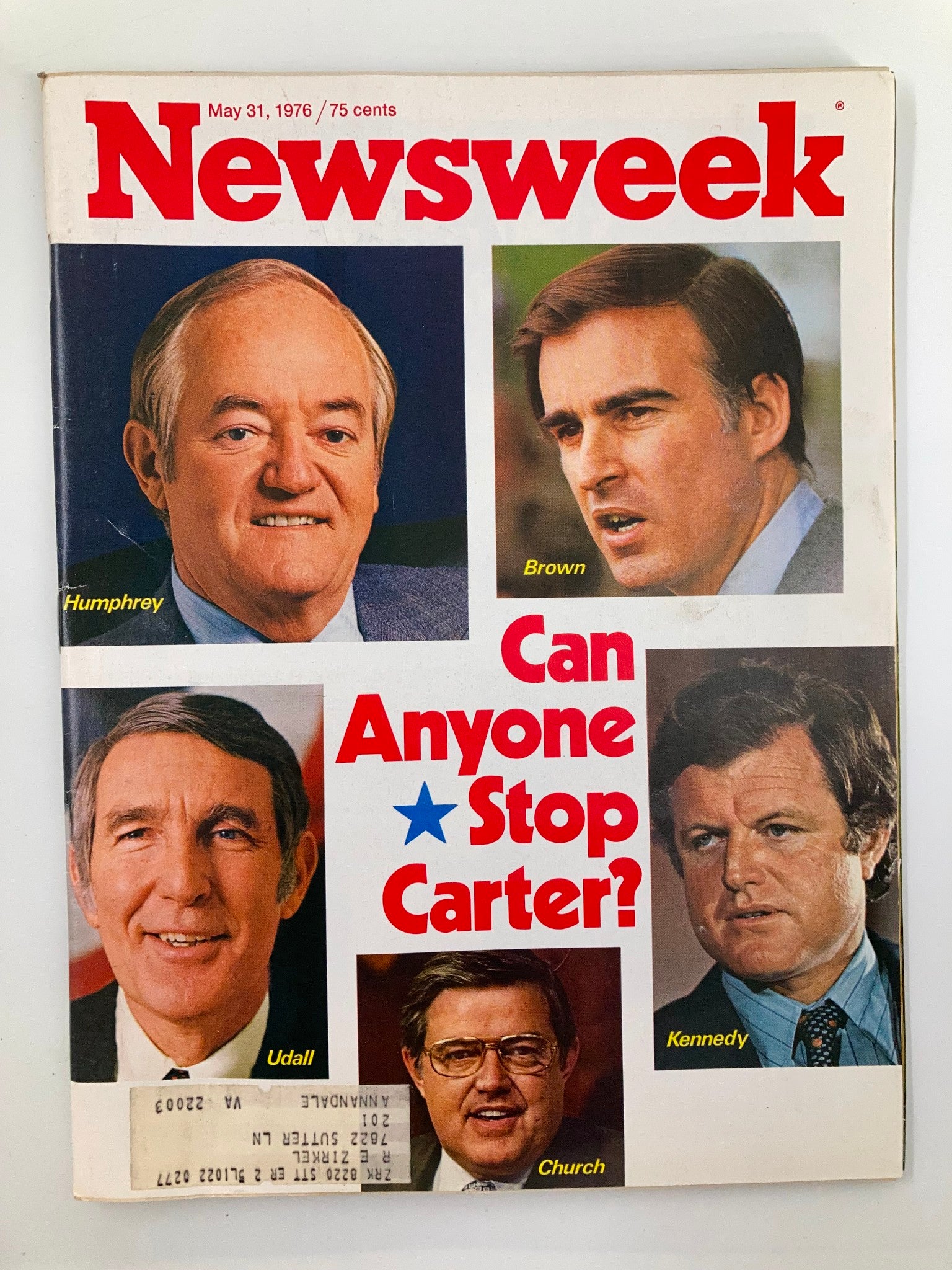 VTG Newsweek Magazine May 31 1976 Ted Kennedy, Hubert Humphrey and More