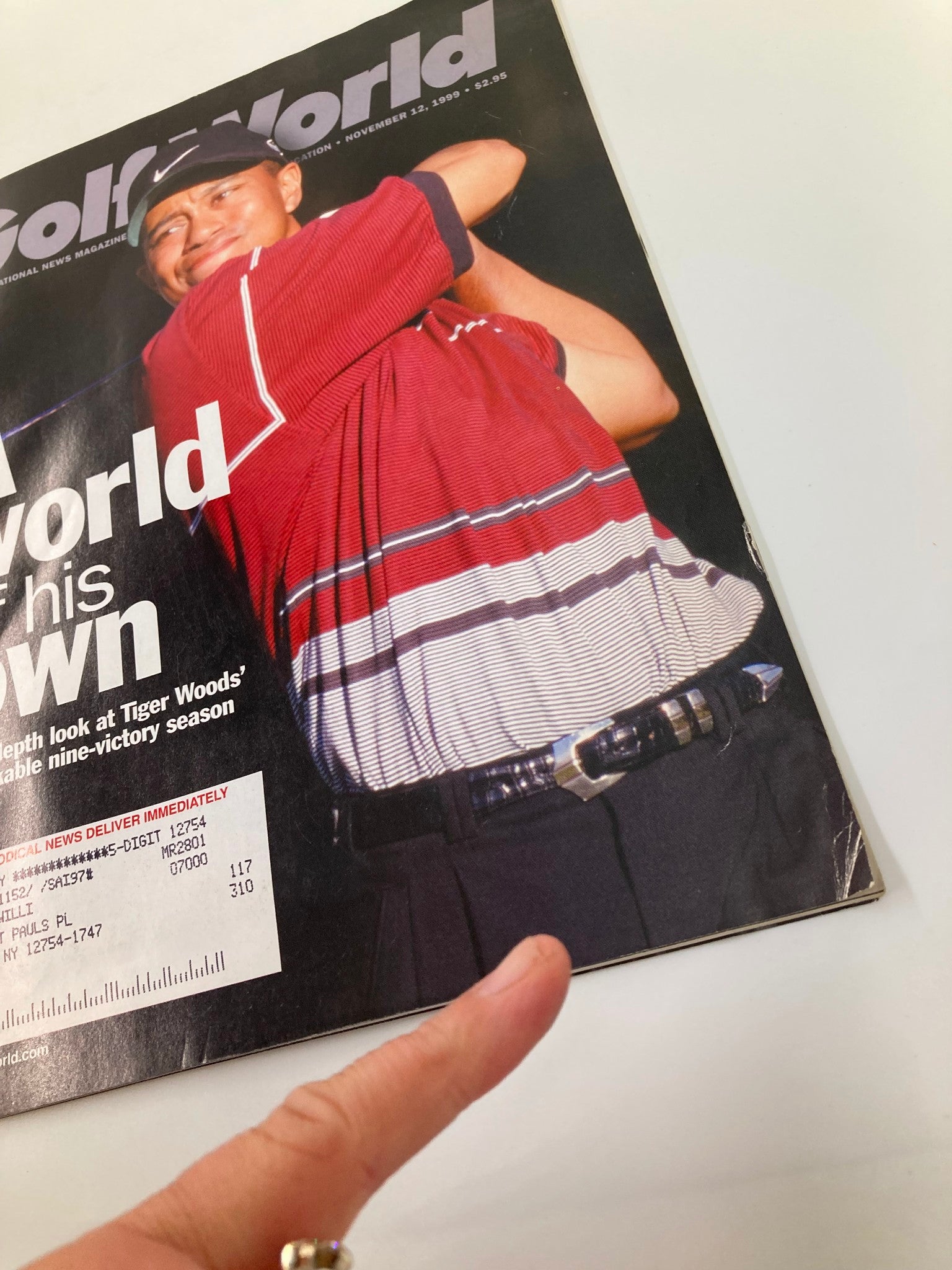 Golf World Magazine November 12 1999 Vol 53 #21 Tiger Woods A World of His Own