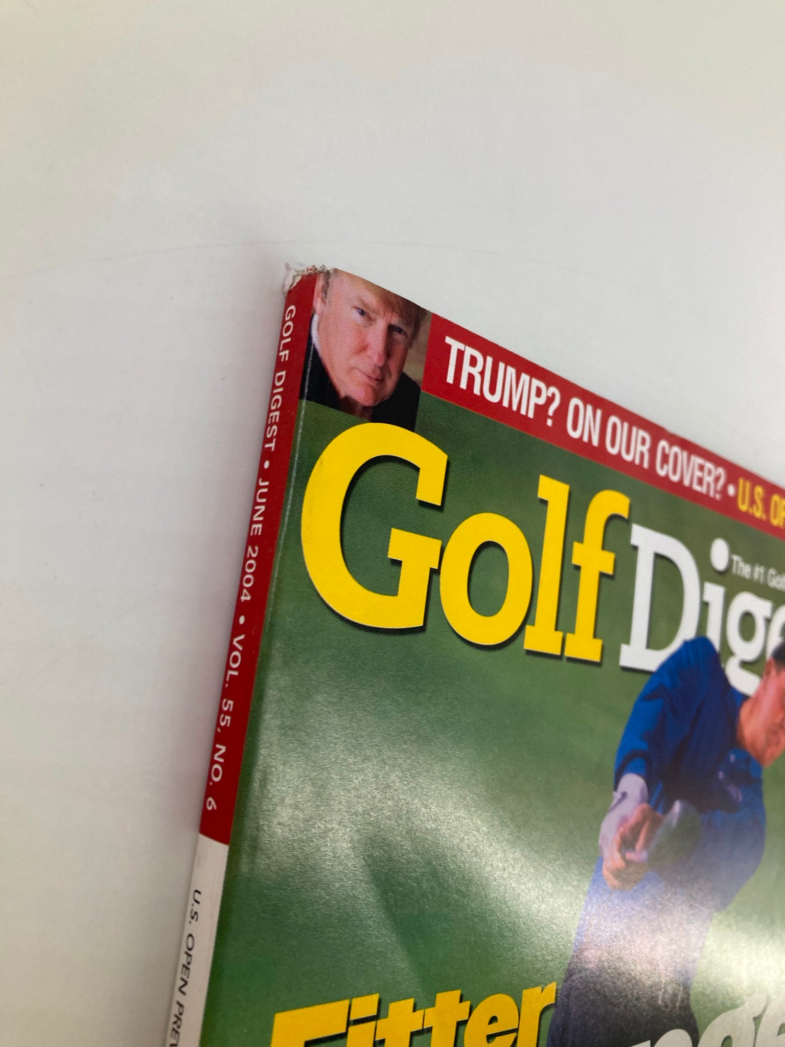 Golf Digest Magazine June 2004 Phil Mickelson, Donald Trump No Label VG