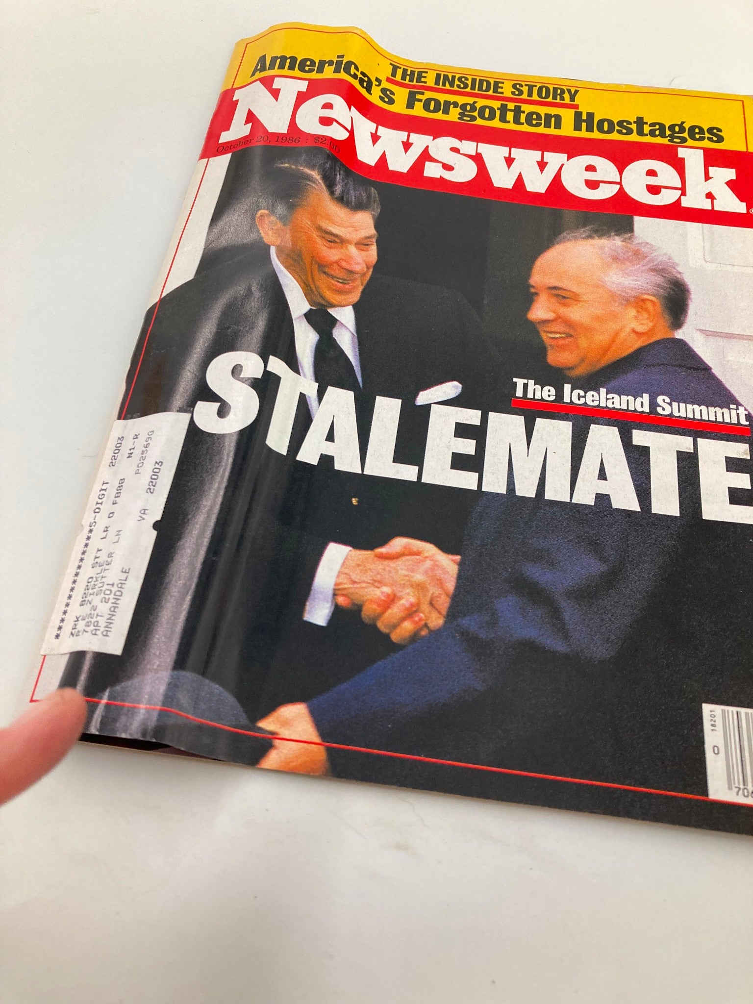 VTG Newsweek Magazine October 20 1986 Ronald Reagan The Iceland Summit Stalemate