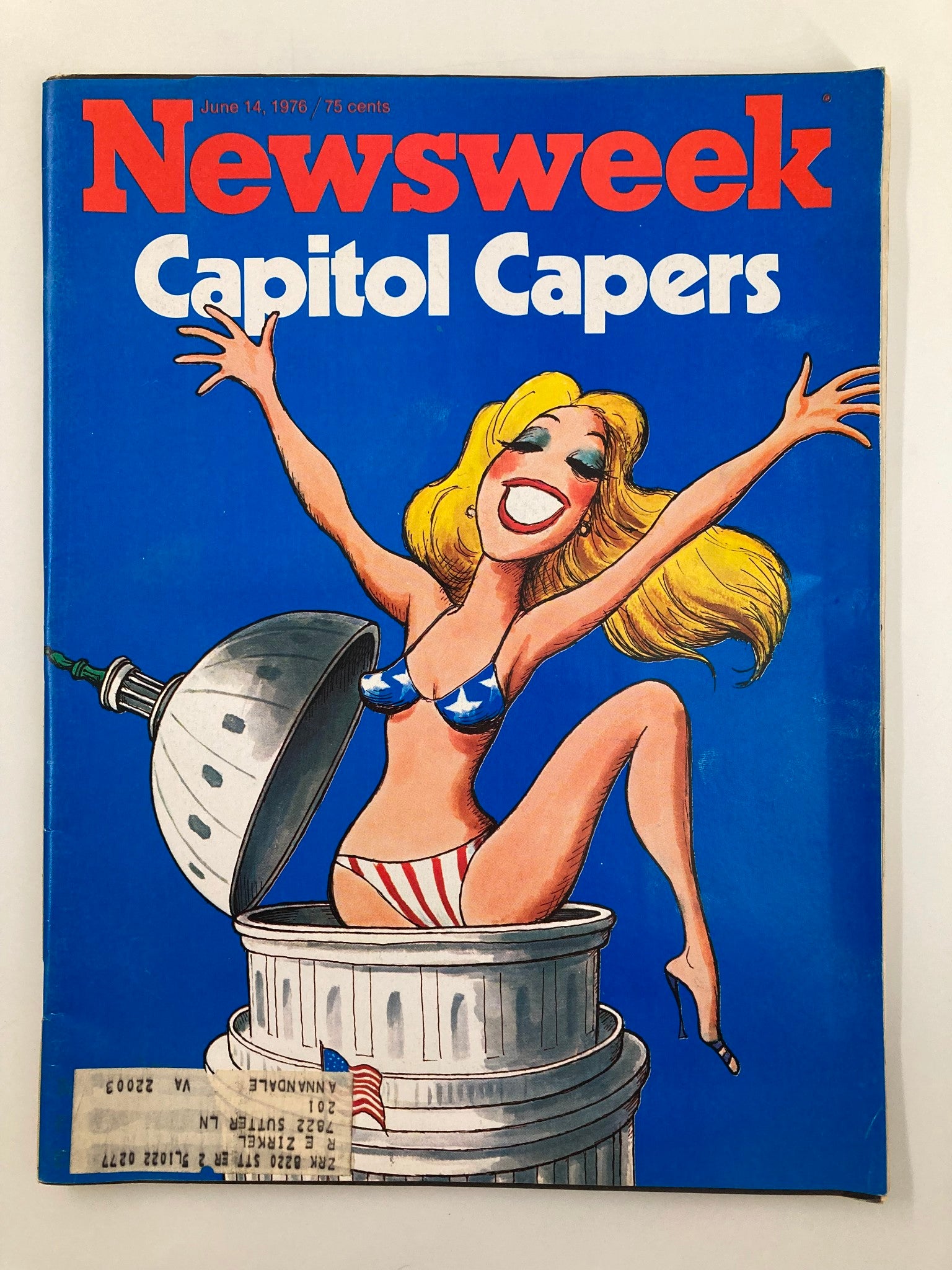 VTG Newsweek Magazine June 14 1976 White House Capitol Capers