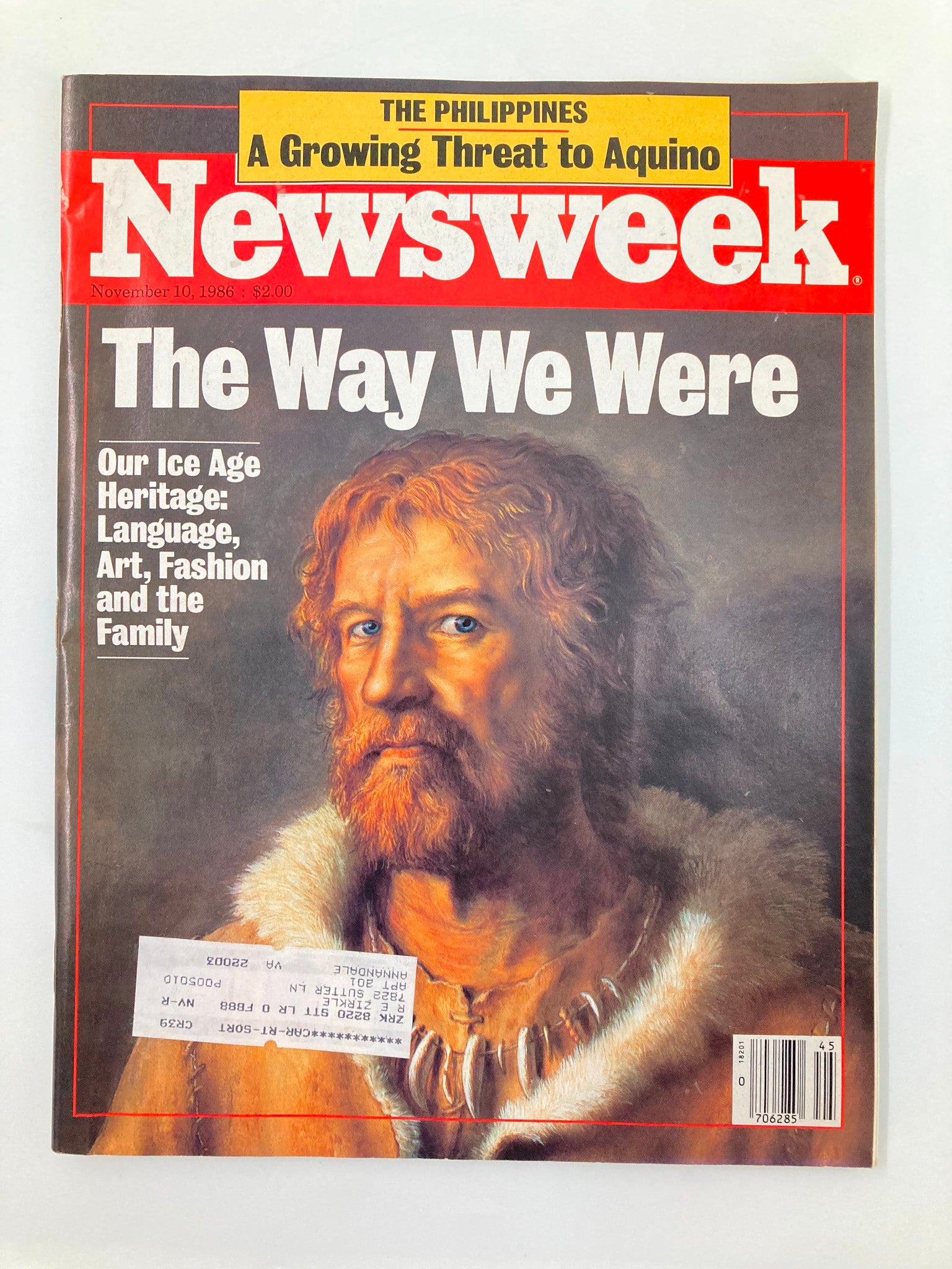 VTG Newsweek Magazine November 10 1986 Philippines A Growing Threat to Aquino