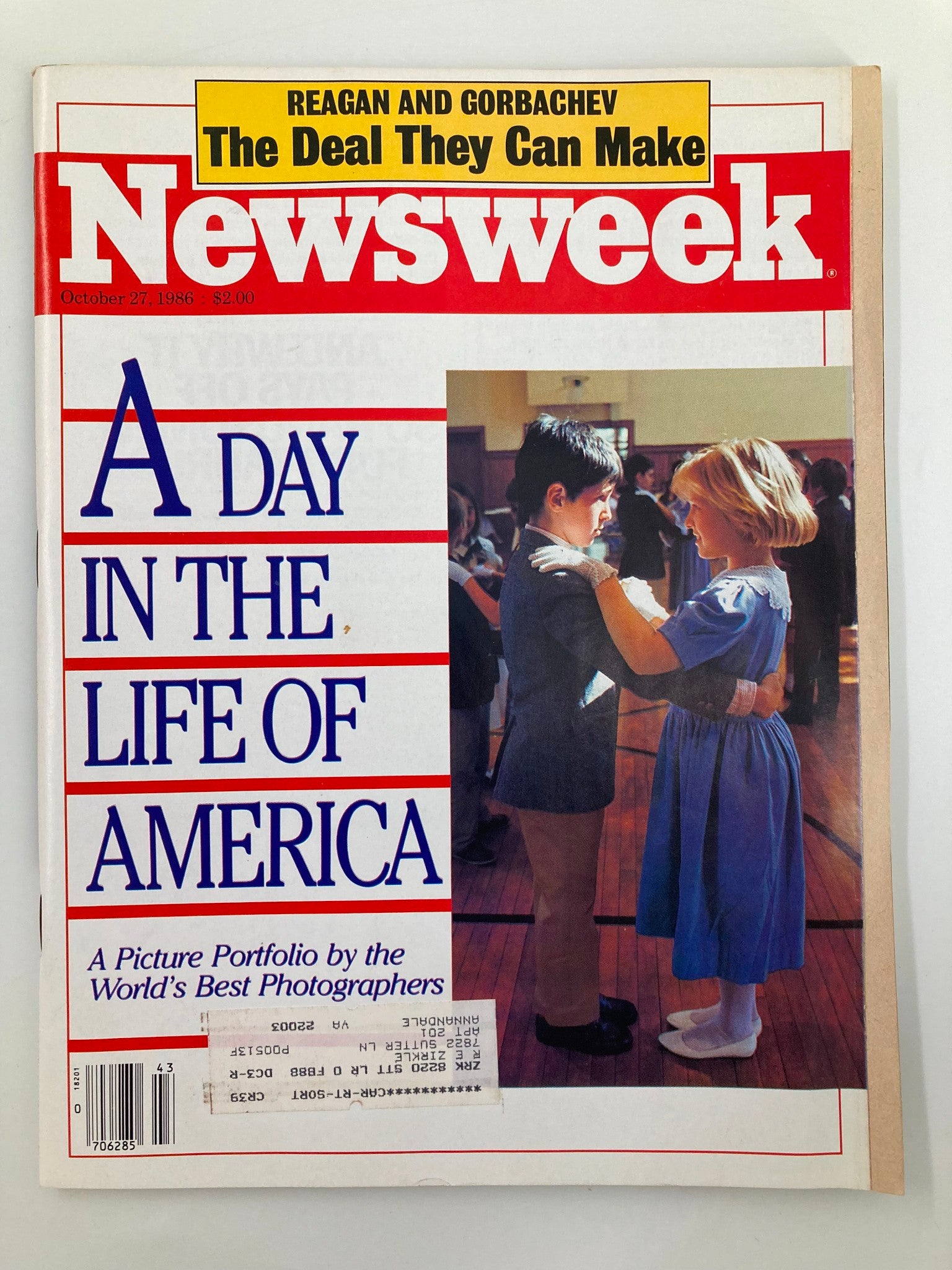 VTG Newsweek Magazine October 27 1986 Ronald Reagan and Mikhail Gorbachev