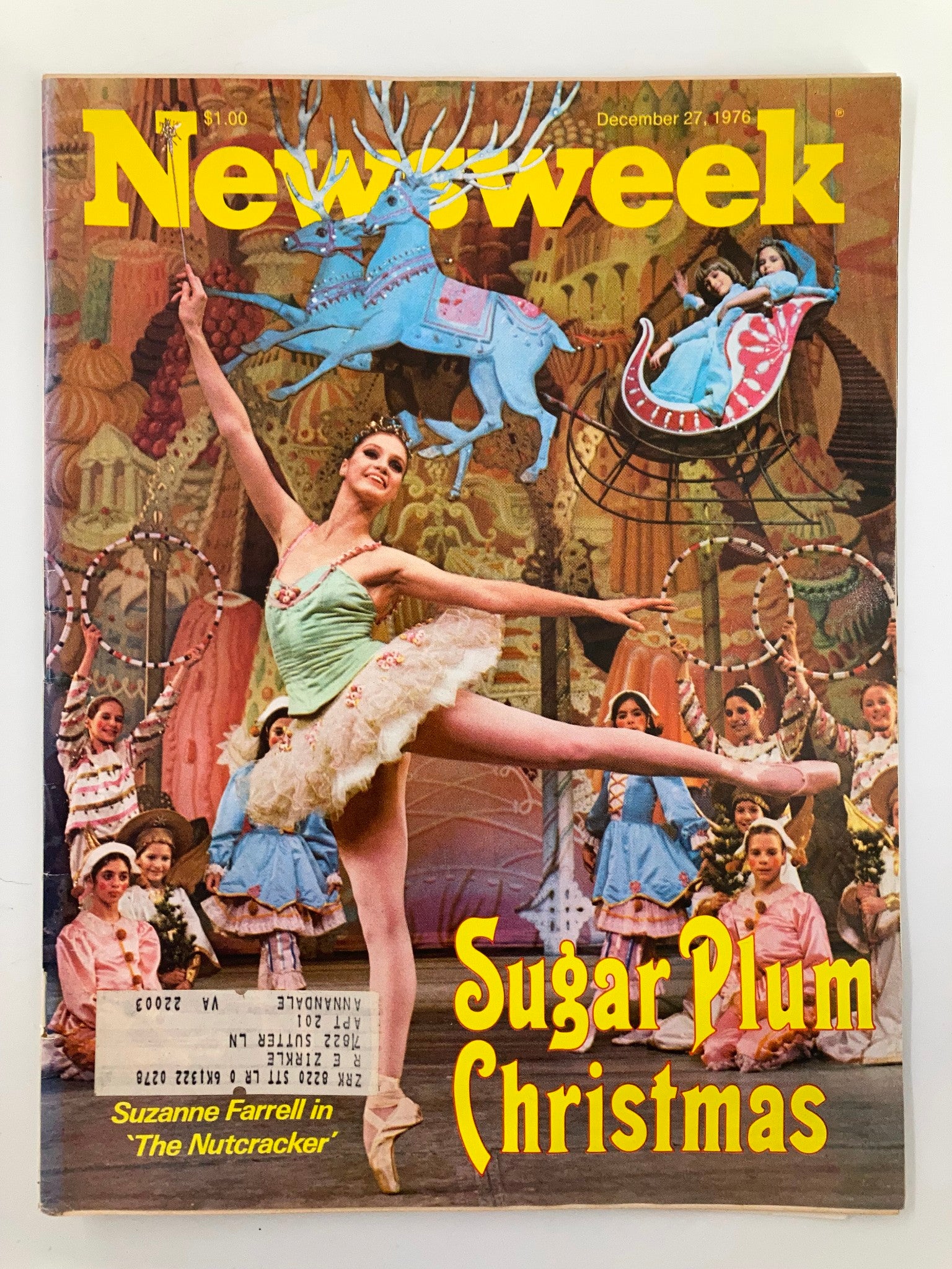 VTG Newsweek Magazine December 27 1976 Suzanne Farrell in 'The Nutcracker'