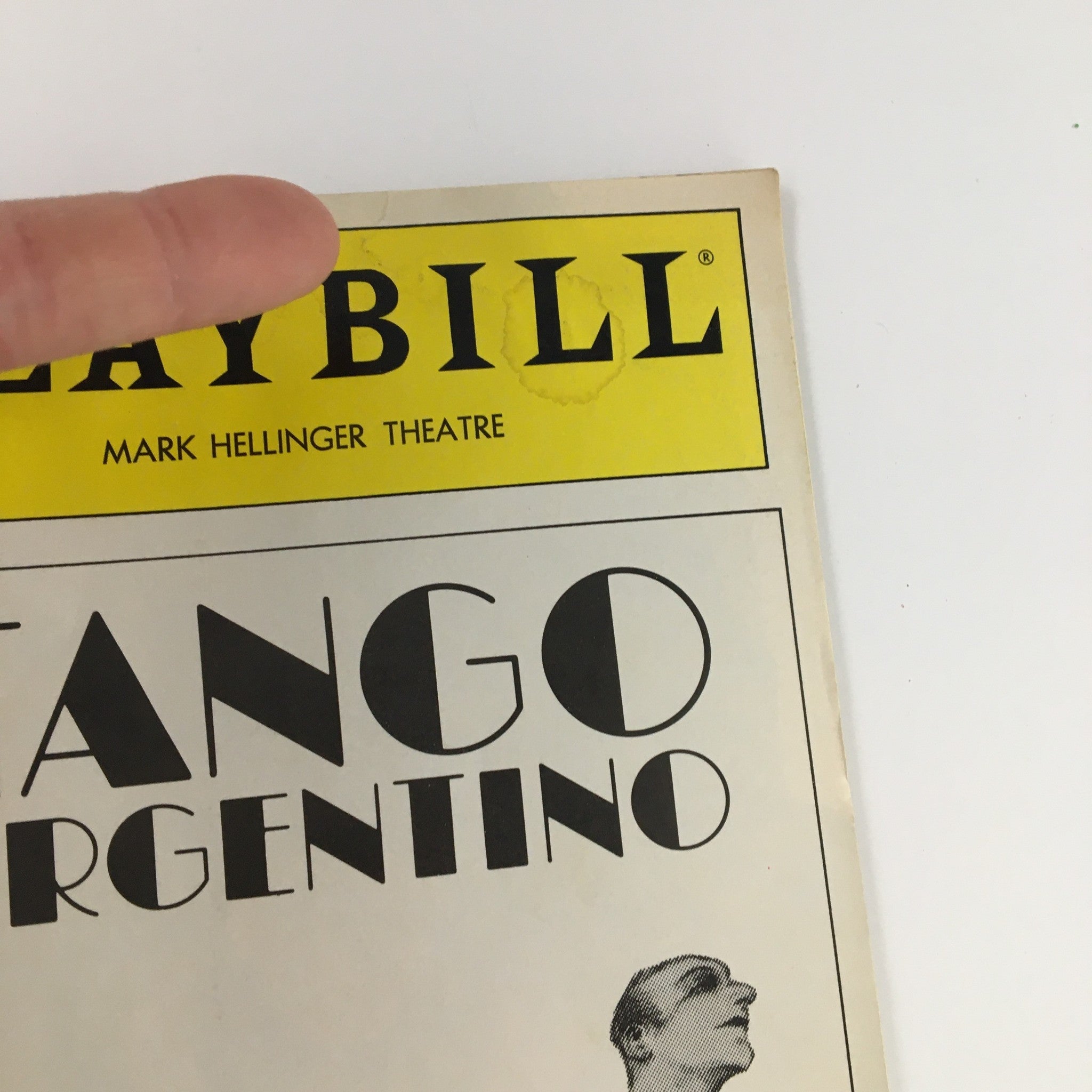 1985 Playbill Mark Hellinger Theatre Presents Tango Argentino by Claudio Segovia