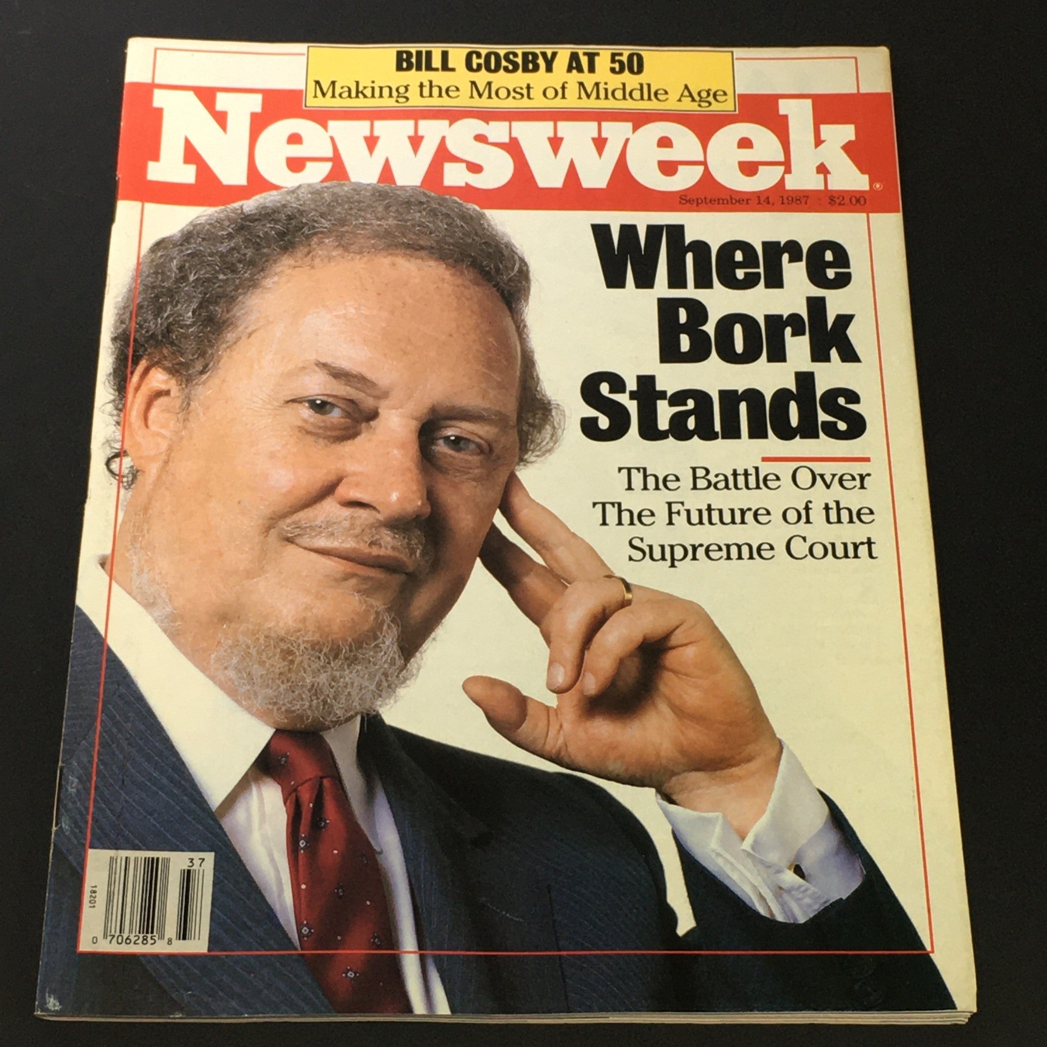 VTG Newsweek Magazine September 14 1987 - Robert Bork / Bill Cosby at 50