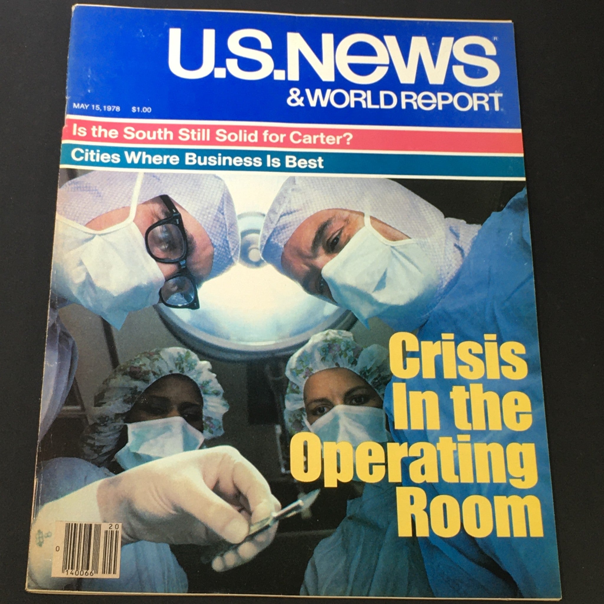 VTG US News & World Report Magazine May 15 1978 - Crisis in the Operating Room