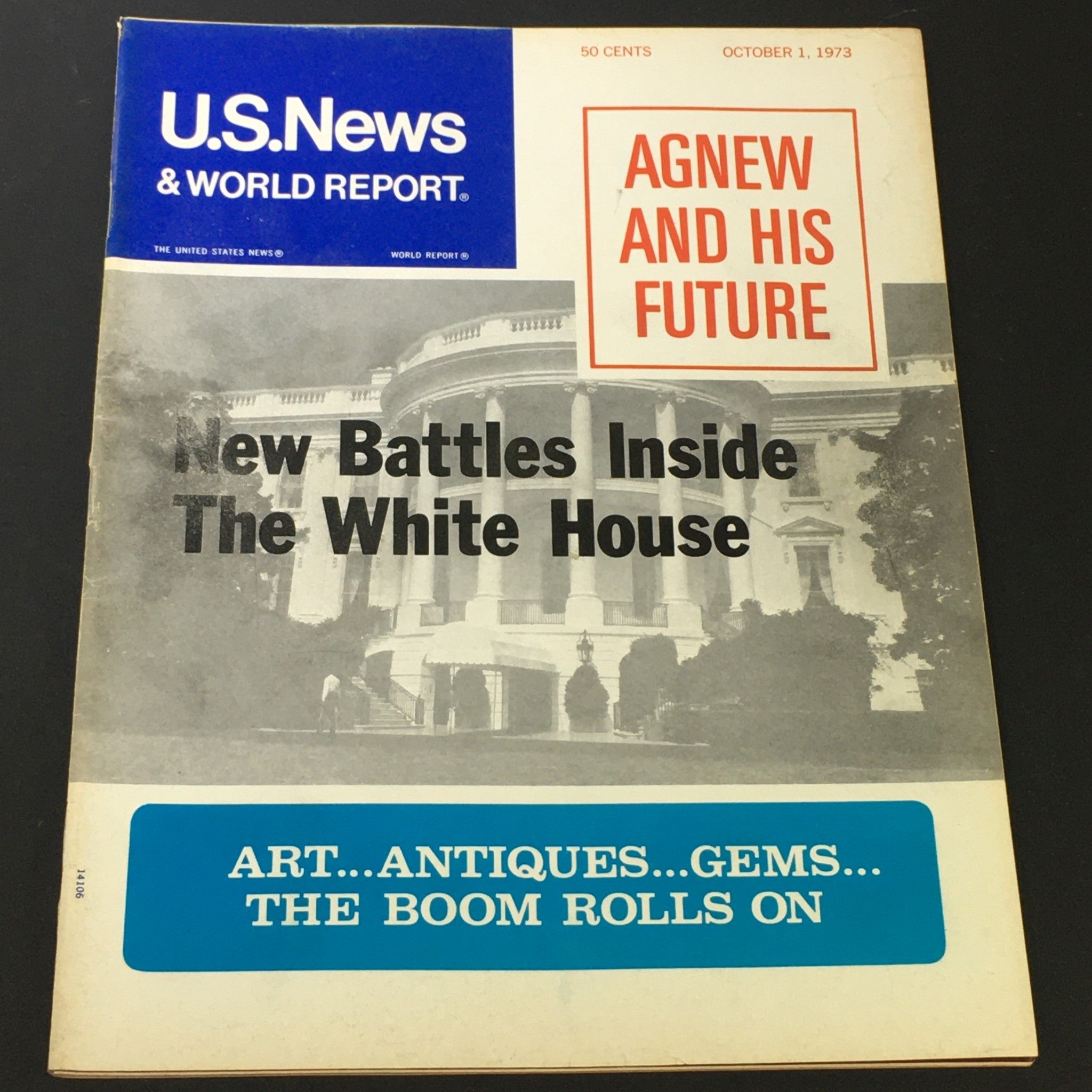 VTG US News & World Report October 1 1973 - Spiro Agnew / The White House Battle