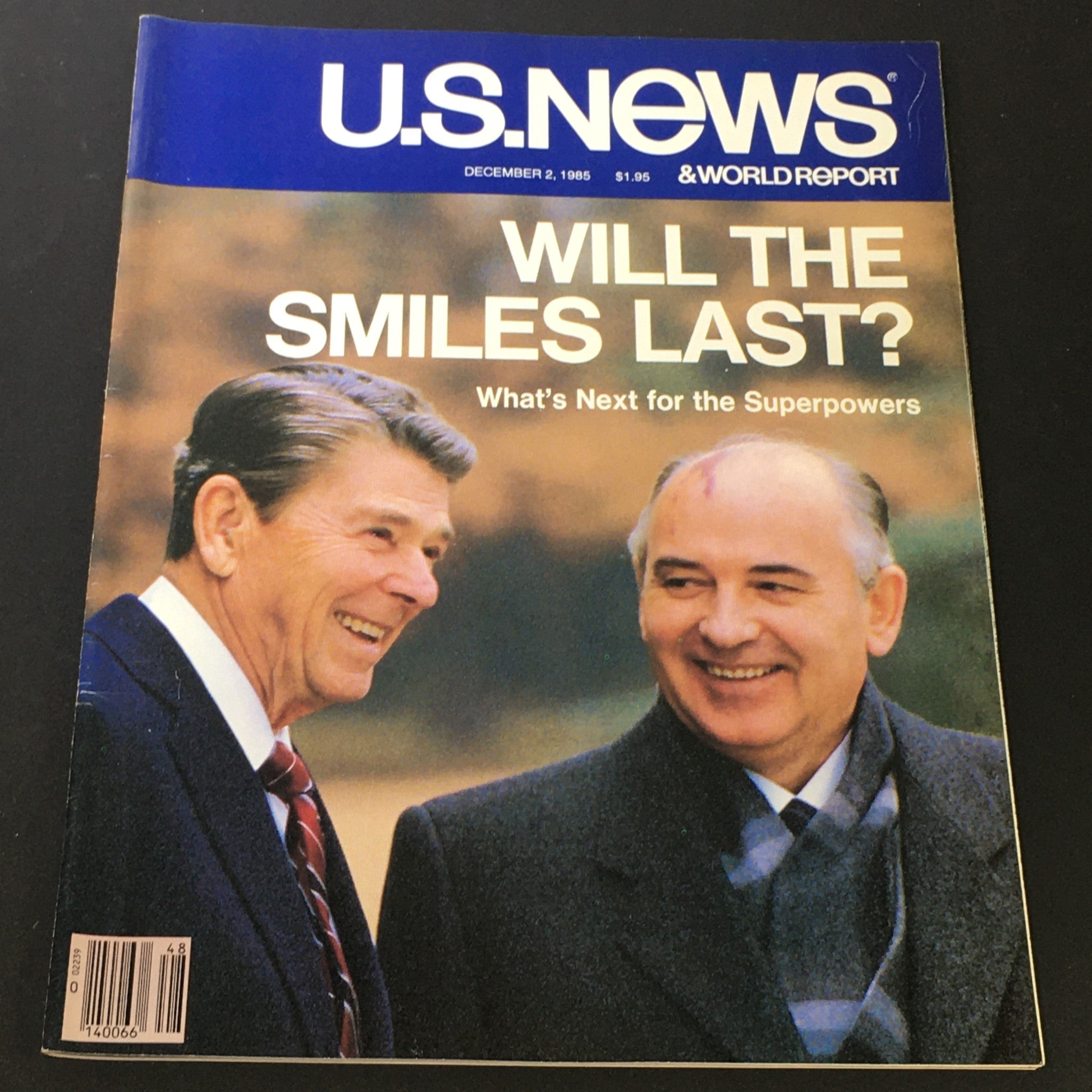 VTG US News & World Report December 2 1985 - Ronald Reagan and Mikhail Gorbachev