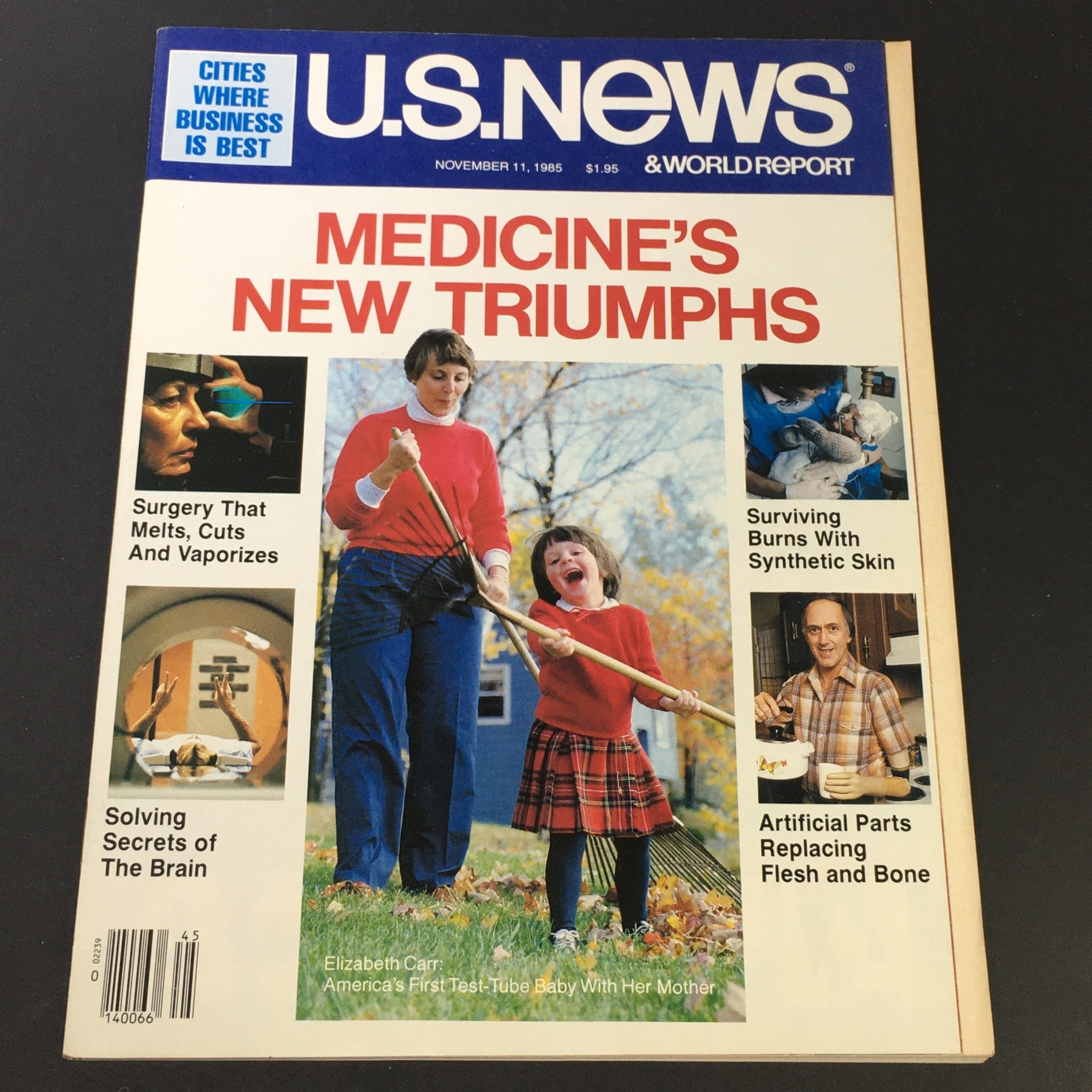 VTG US News & World Report November 11 1985 - Medicine's New Triumph / Newsstand