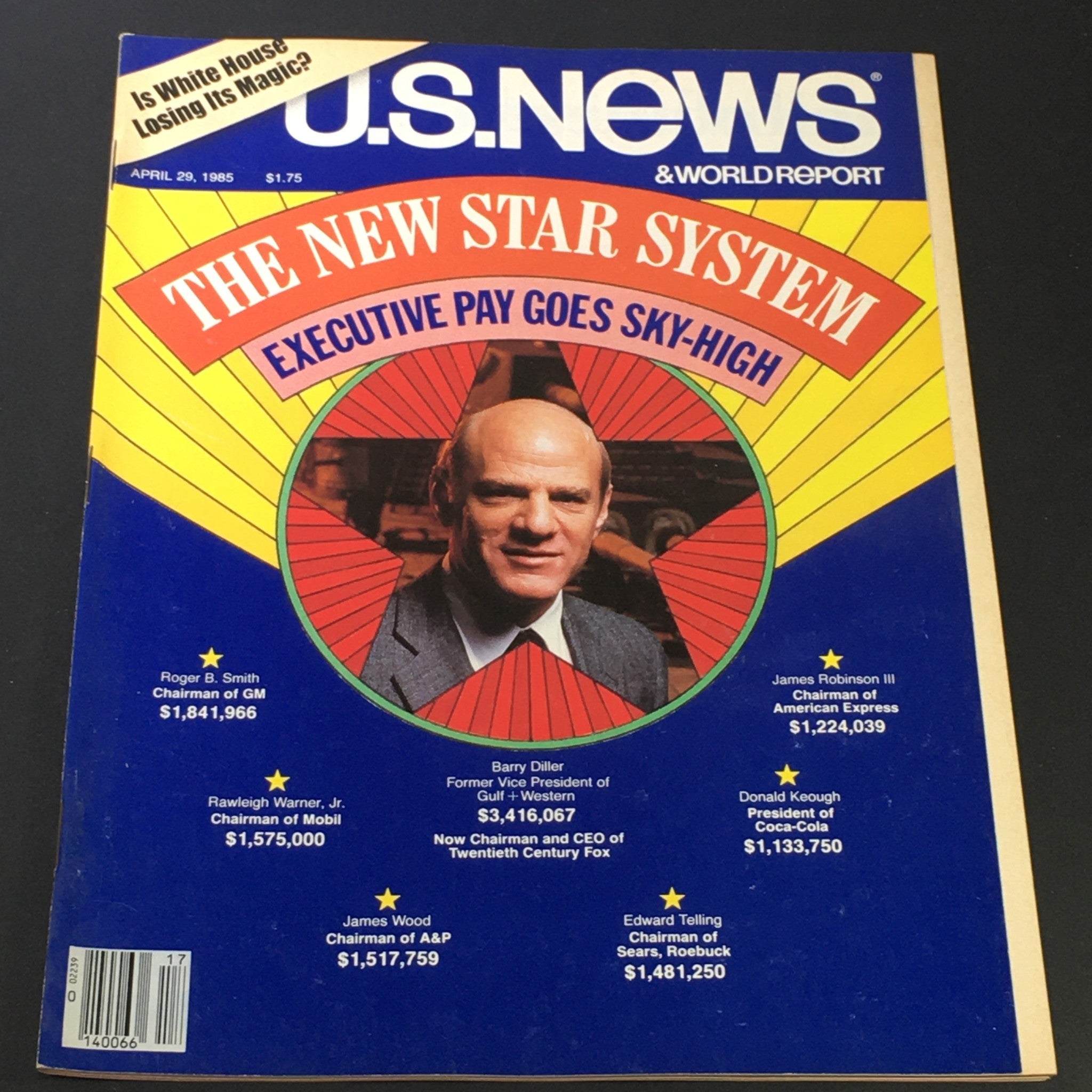 VTG US News & World Report April 29 1985 - Chairman & CEO Barry Diller