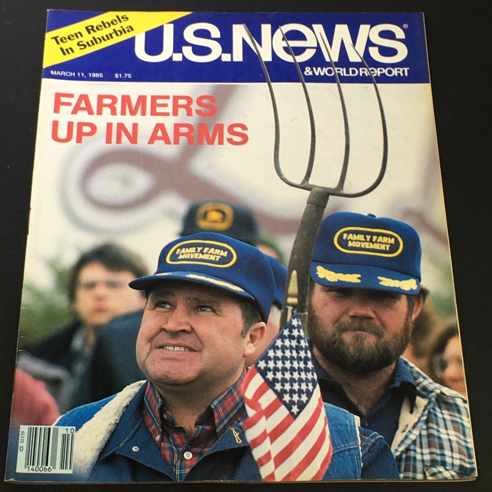 VTG US News & World Report March 11 1985 - Farmers Up In Arms / Teen Rebels