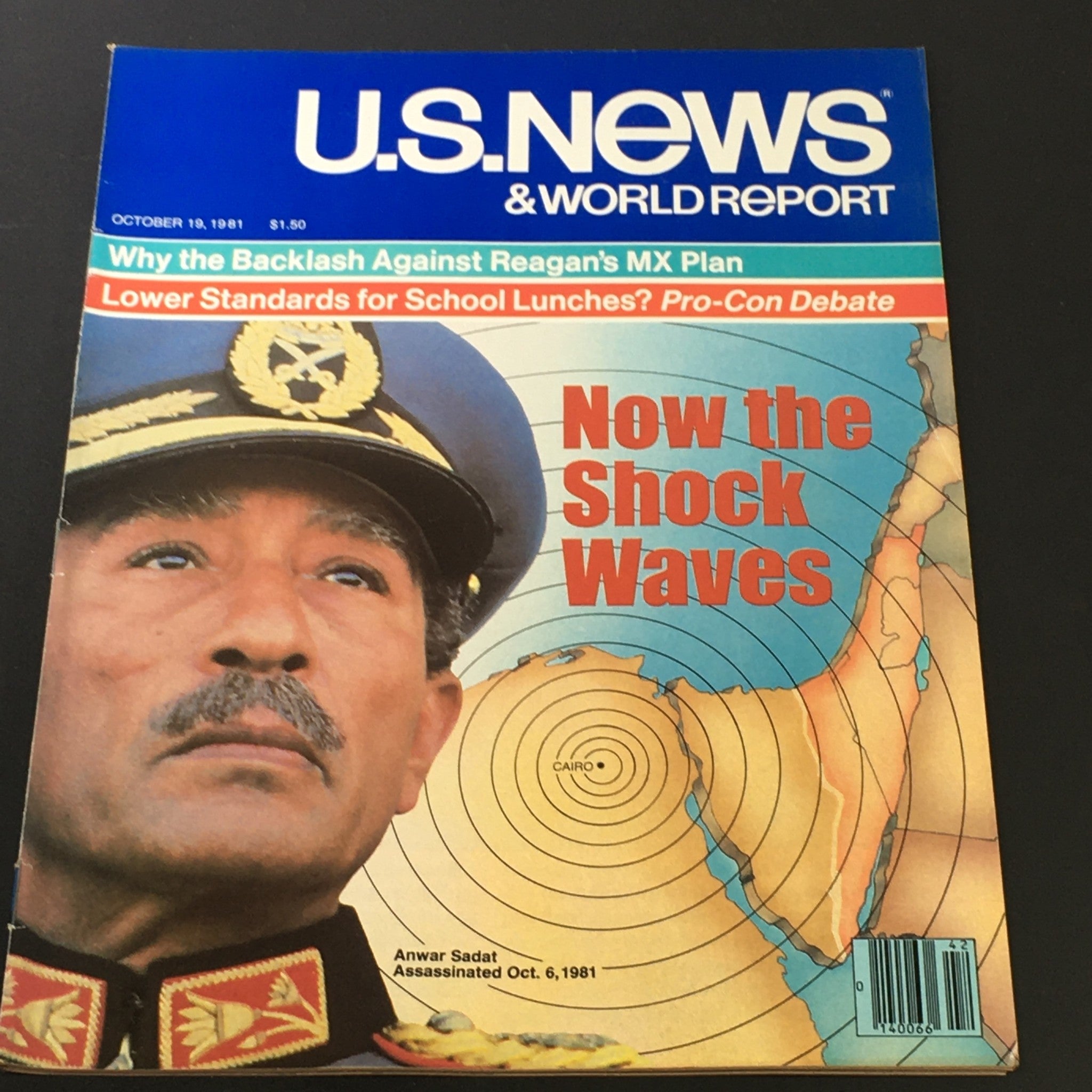 VTG US News & World Report October 19 1981 - Anwar Sadat Assassination