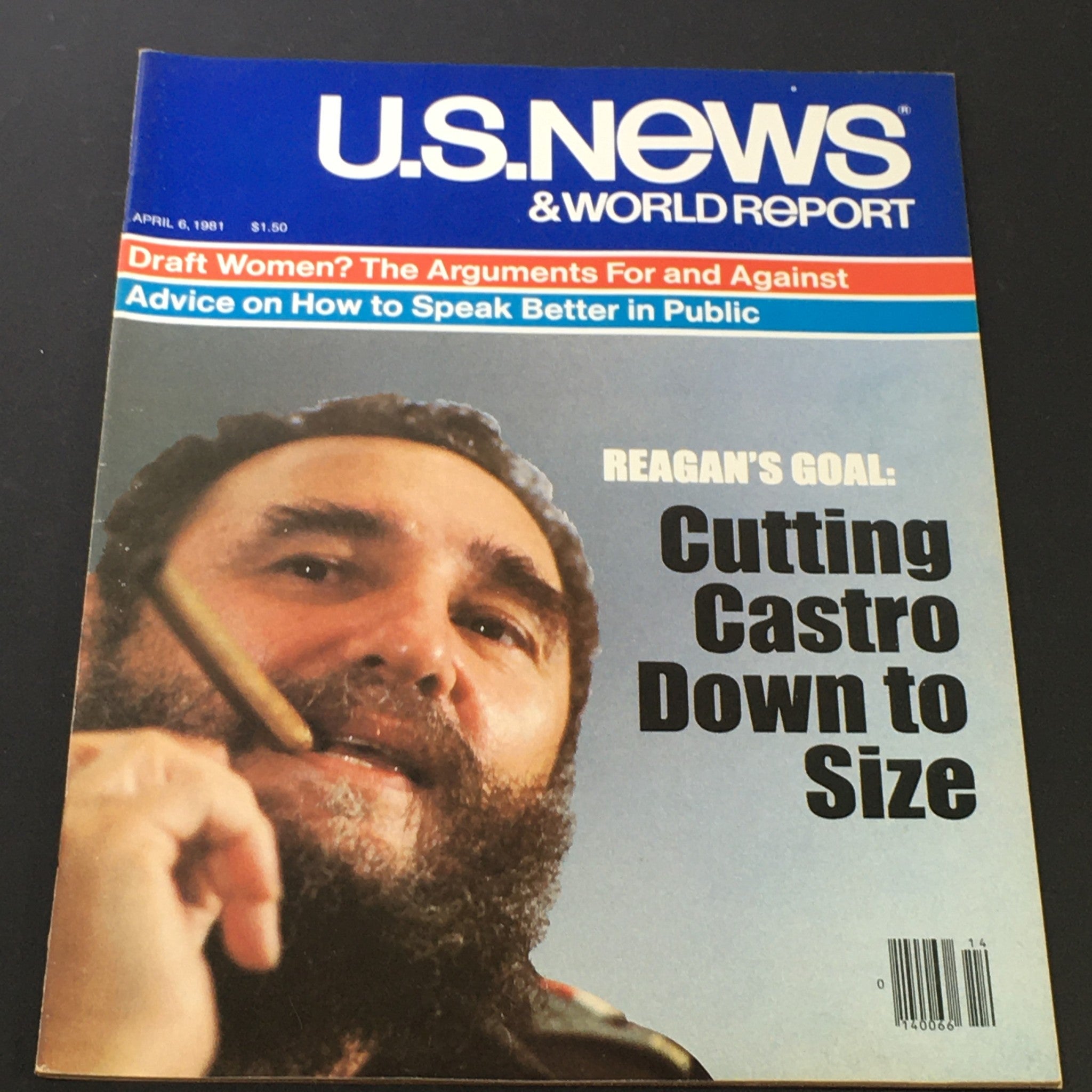 VTG US News & World Report April 6 1981 - Cutting Fidel Castro Down to Size