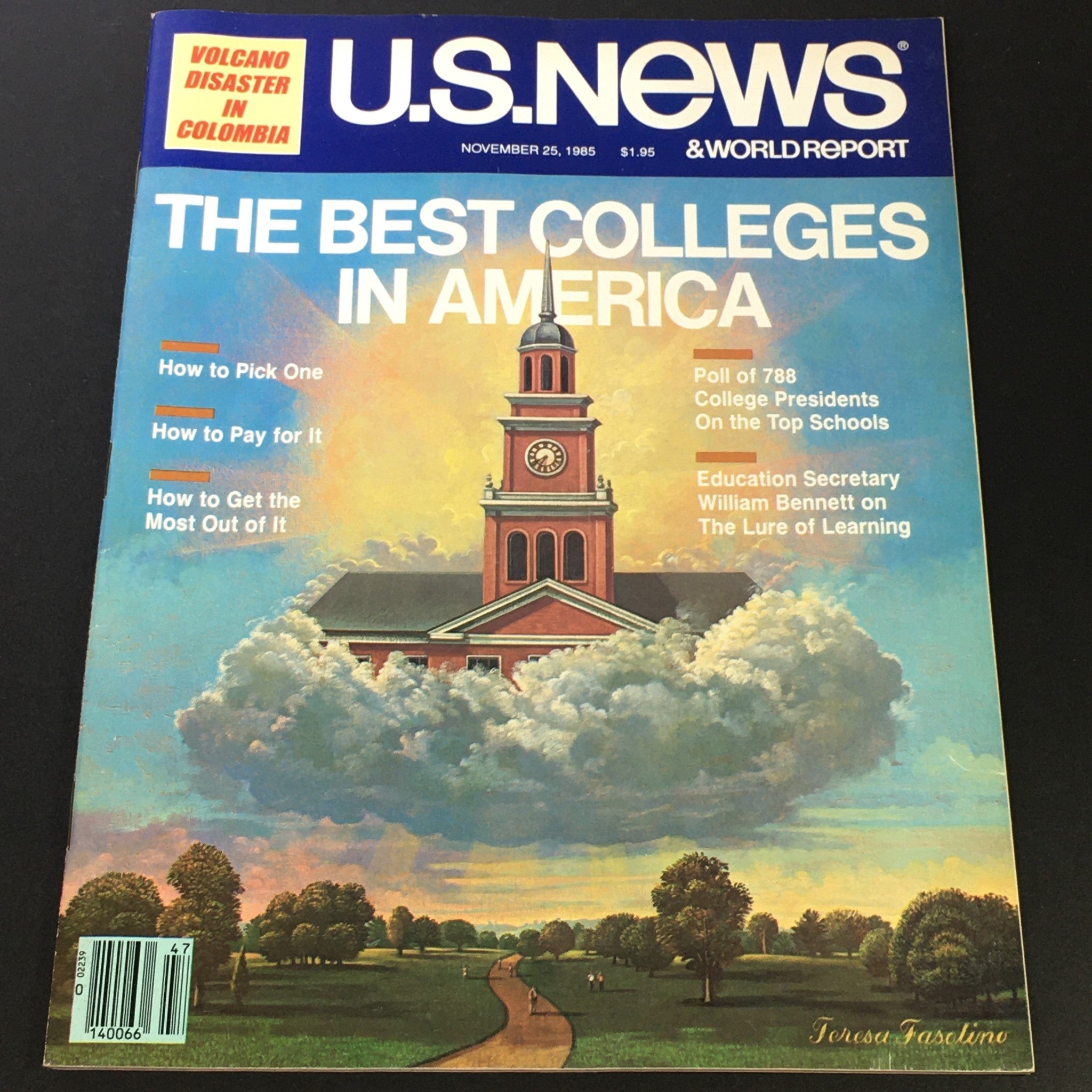 VTG US News & World Report November 25 1985 - The Best Colleges in America