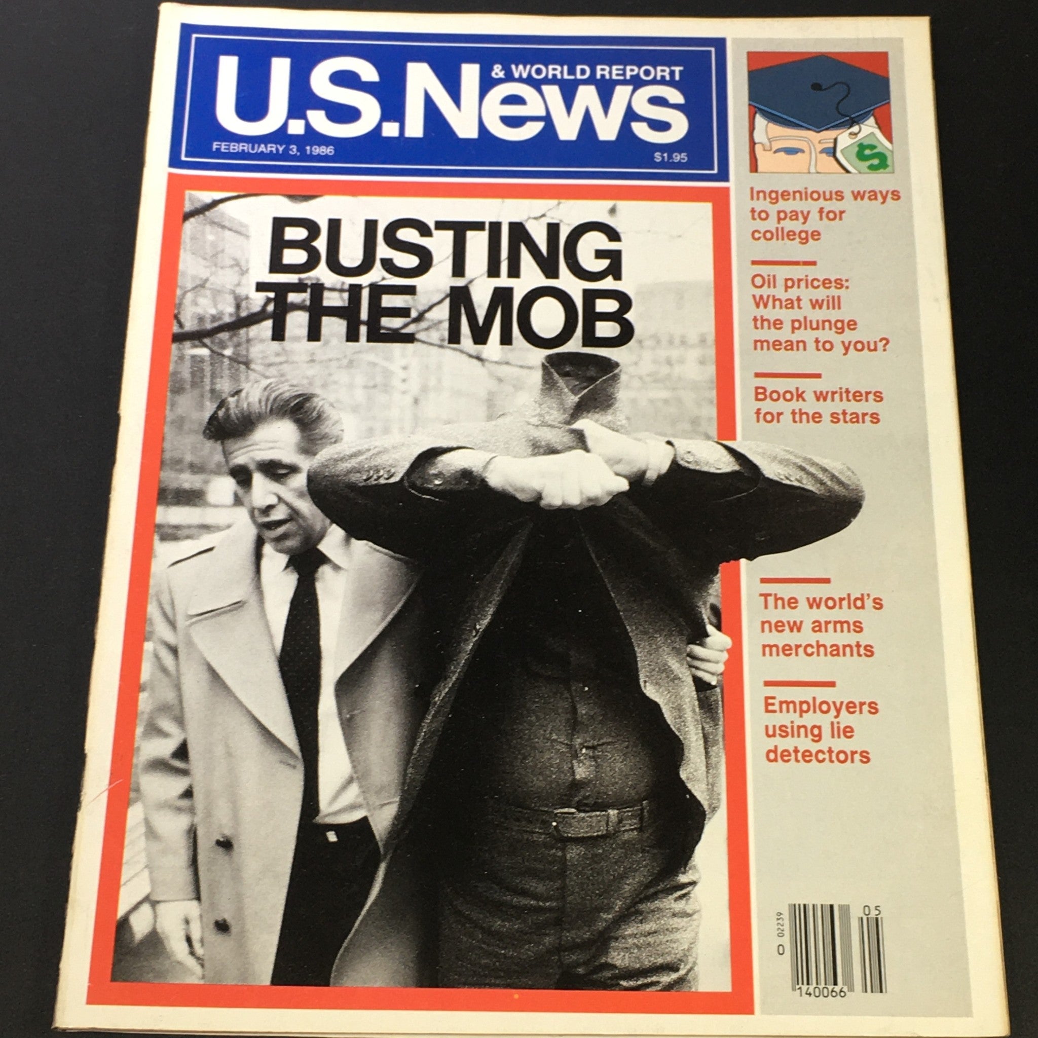 VTG US News & World Report February 3 1986 - Busting The Mob / Paying College